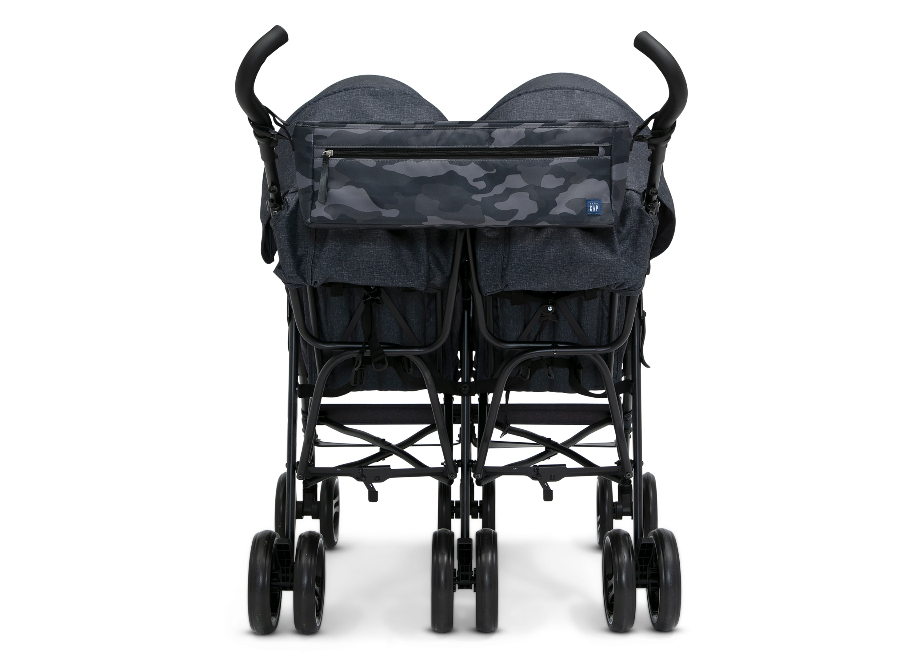 BabyGap Classic Parent Organizer for Double Stroller - Convenient Storage for Diapers, Bottles & Essentials - Perfect for Shopping, Travel & Family Outings