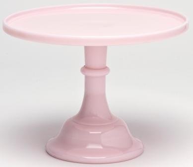 10-Inch Mosser Glass Cake Plate & Pastry Tray - Crown Tuscan Pattern Cupcake Stand - Elegant Plain & Simple Design - Made in USA | Perfect for Dessert Displays, Tea Parties & Wedding Receptions