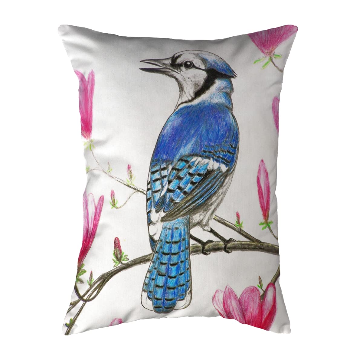 Betsy Drake NC013 Decorative Throw Pillow 16x20 Inches - Multi-Color Cushion for Sofa, Bed, Living Room & Home Decor