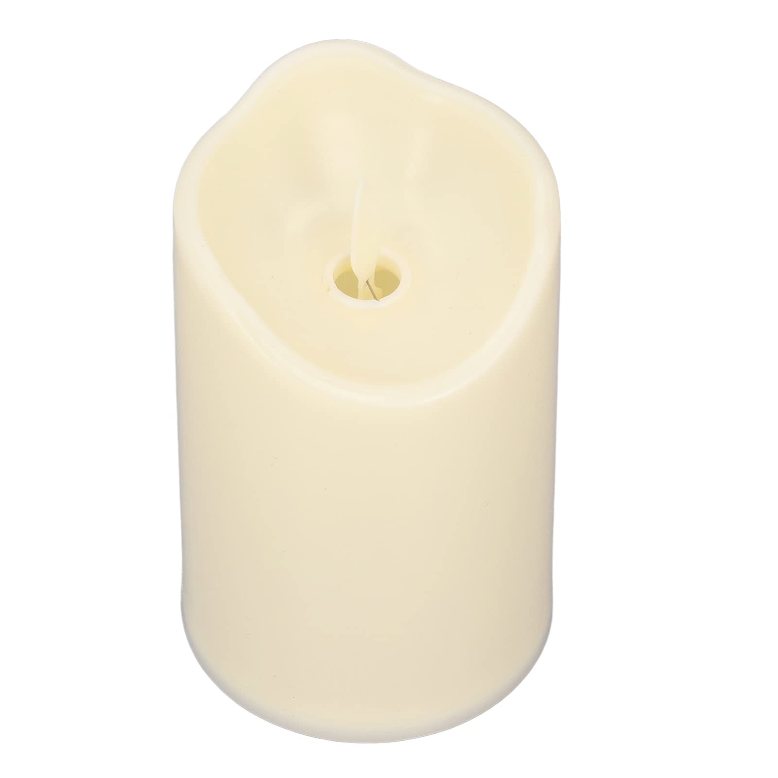 Flickering LED Electronic Candle Light - Battery Operated Flameless Candles for Home Decor, Wedding, Romantic Proposals & Birthday Parties (Set of 3, Warm White) - Perfect for Table Centerpieces, Bedroom Ambiance & Holiday Decorations