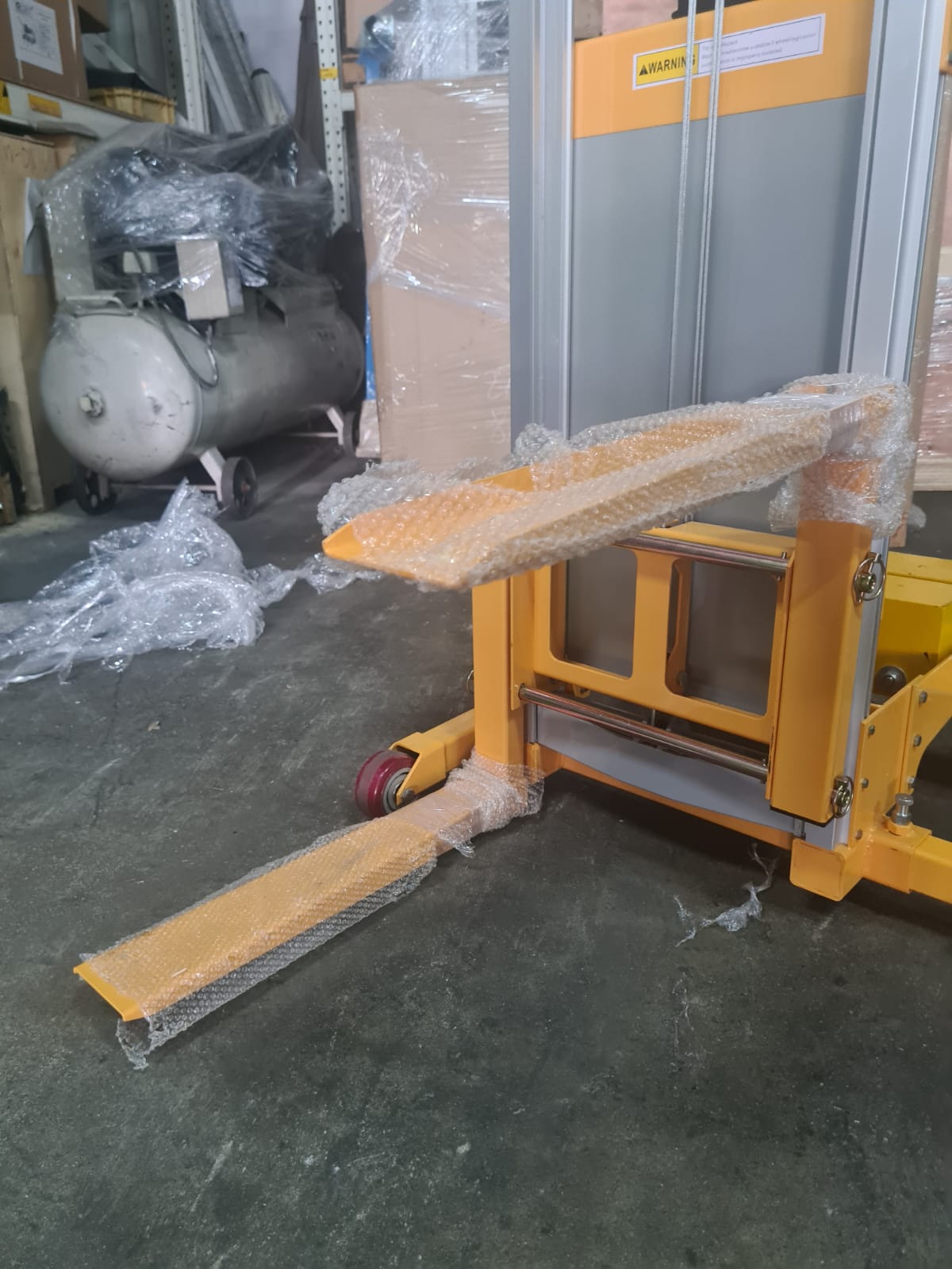 Aiko 181kg 2.5m-3m Aluminum High Lift Stacker with Counterweight - Heavy Duty Warehouse Pallet Stacker | Model PT BC181 | Ideal for Warehousing, Logistics & Industrial Material Handling