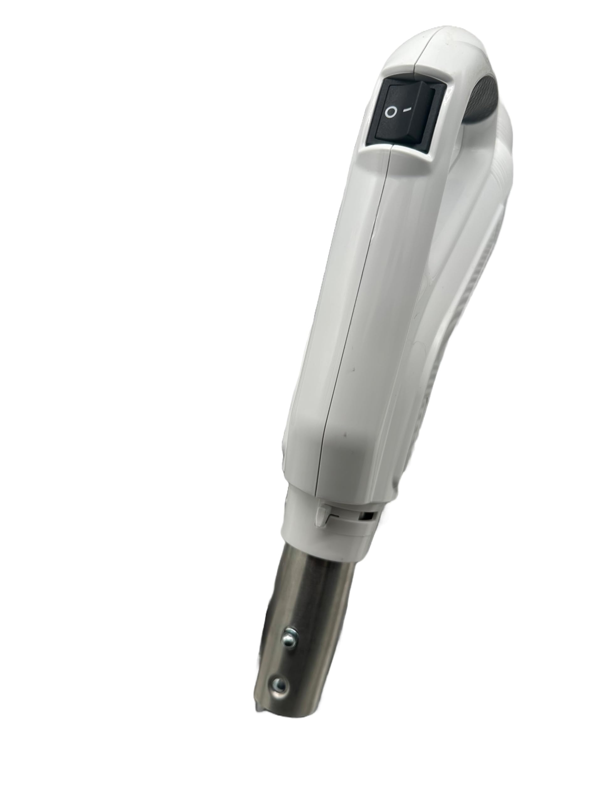 Universal Central Vacuum 30ft Low Voltage Hose - Crushproof White Vacuum Hose with On/Off Switch - Compatible with Most Vacuum Inlets - Perfect for Whole House Cleaning & Hard-to-Reach Areas