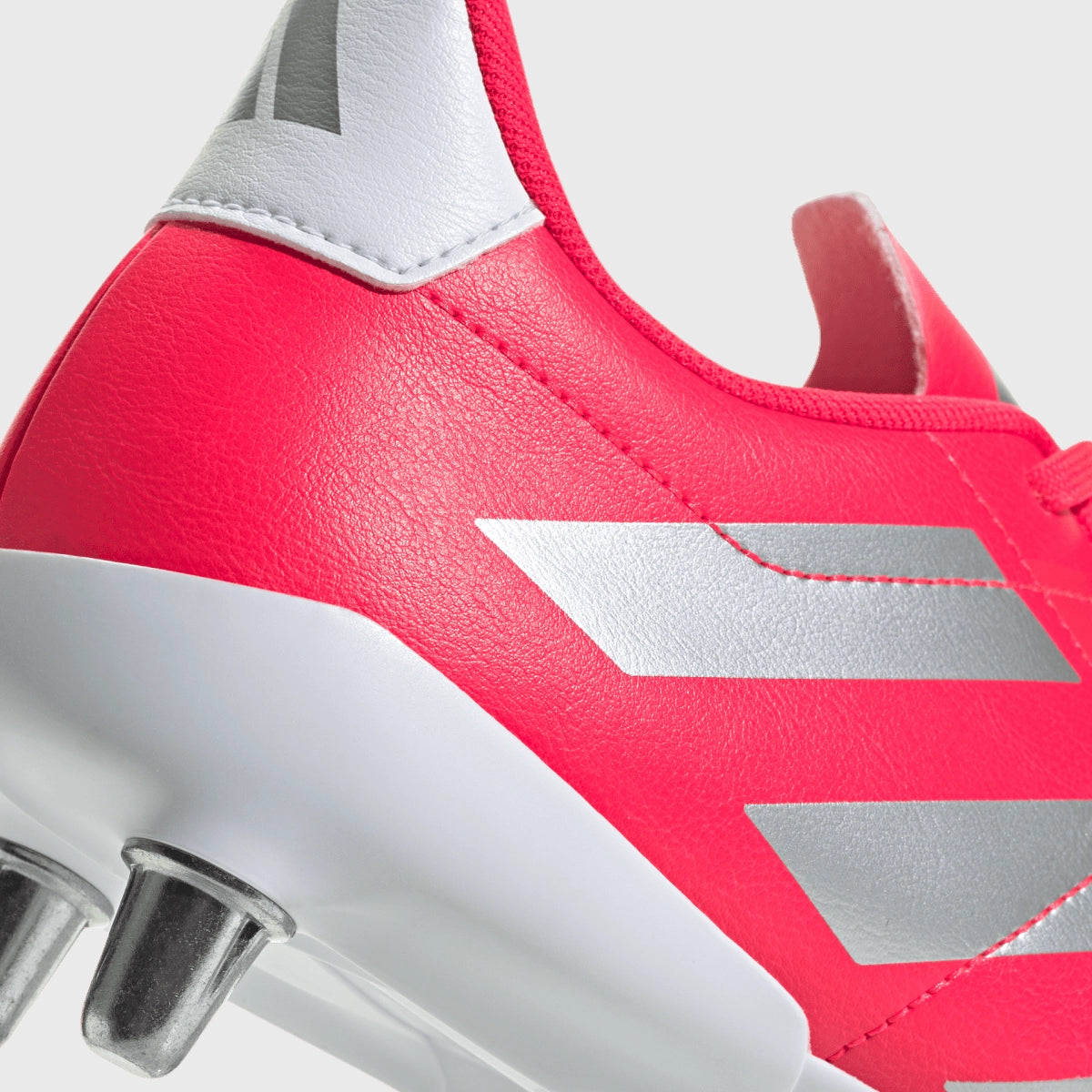 Adidas Kakari SG Rugby Cleats - Men's Firm Ground Soccer Shoes for Rugby & Football, Lightweight & Durable, Lucid Red - Perfect for Matches, Training & Outdoor Sports