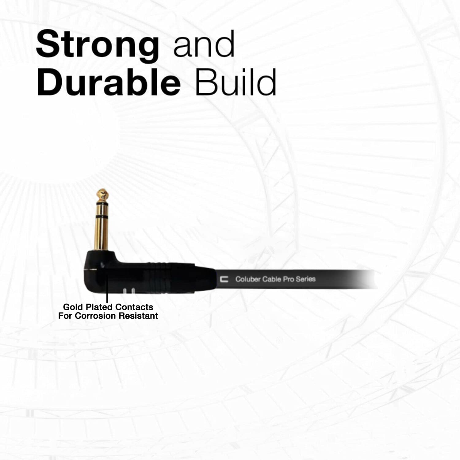 COLUBER CABLE Right Angle 1/4