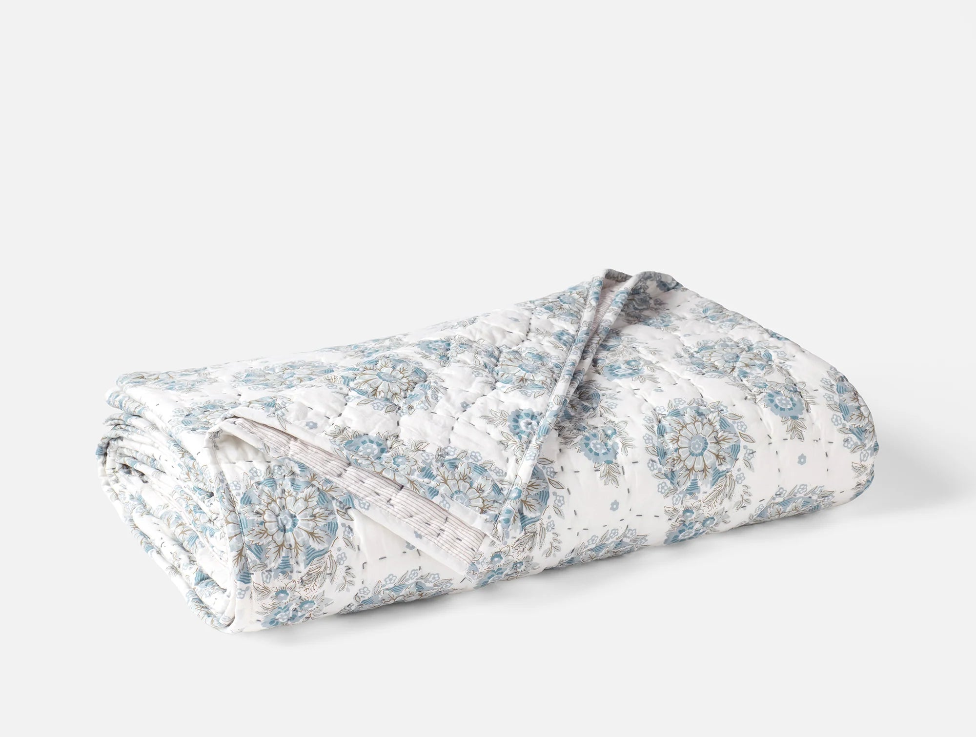 Handstitched Organic Cotton Quilt - Soft & Breathable Bedding for All Seasons | Perfect for Cozy Nights, Guest Rooms & Nursery Decor