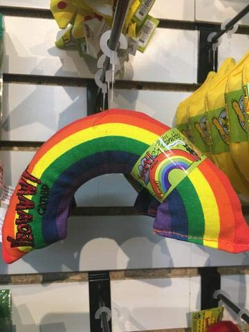 Yeowww! Rainbow Catnip Toy for Cats - New Version - Fun Interactive Play & Stress Relief for Indoor & Outdoor Kitties