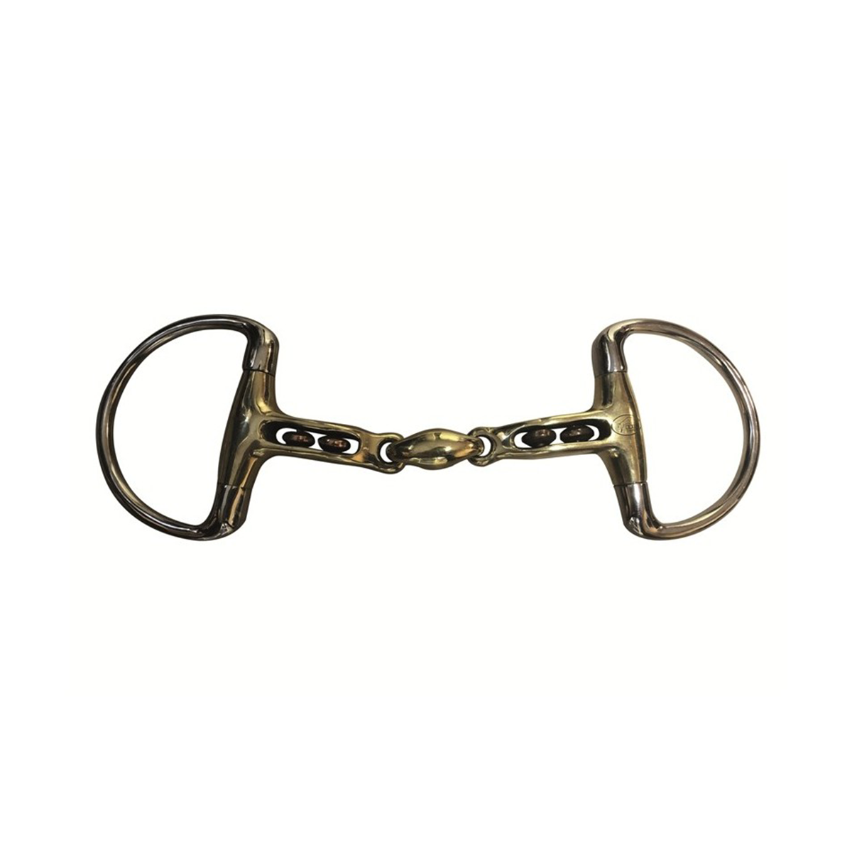 Jump'in Mac Genis French Link Eggbutt Bit - Comfortable Horse Bit for Dressage & Jumping - Perfect for Training & Show Riding