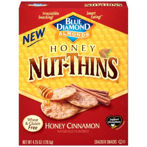 Blue Diamond Almonds Crackers - Gluten Free Snack Pack (20 Count) - Perfect for Keto Diet, Office Snacks & On-the-Go Healthy Munchies