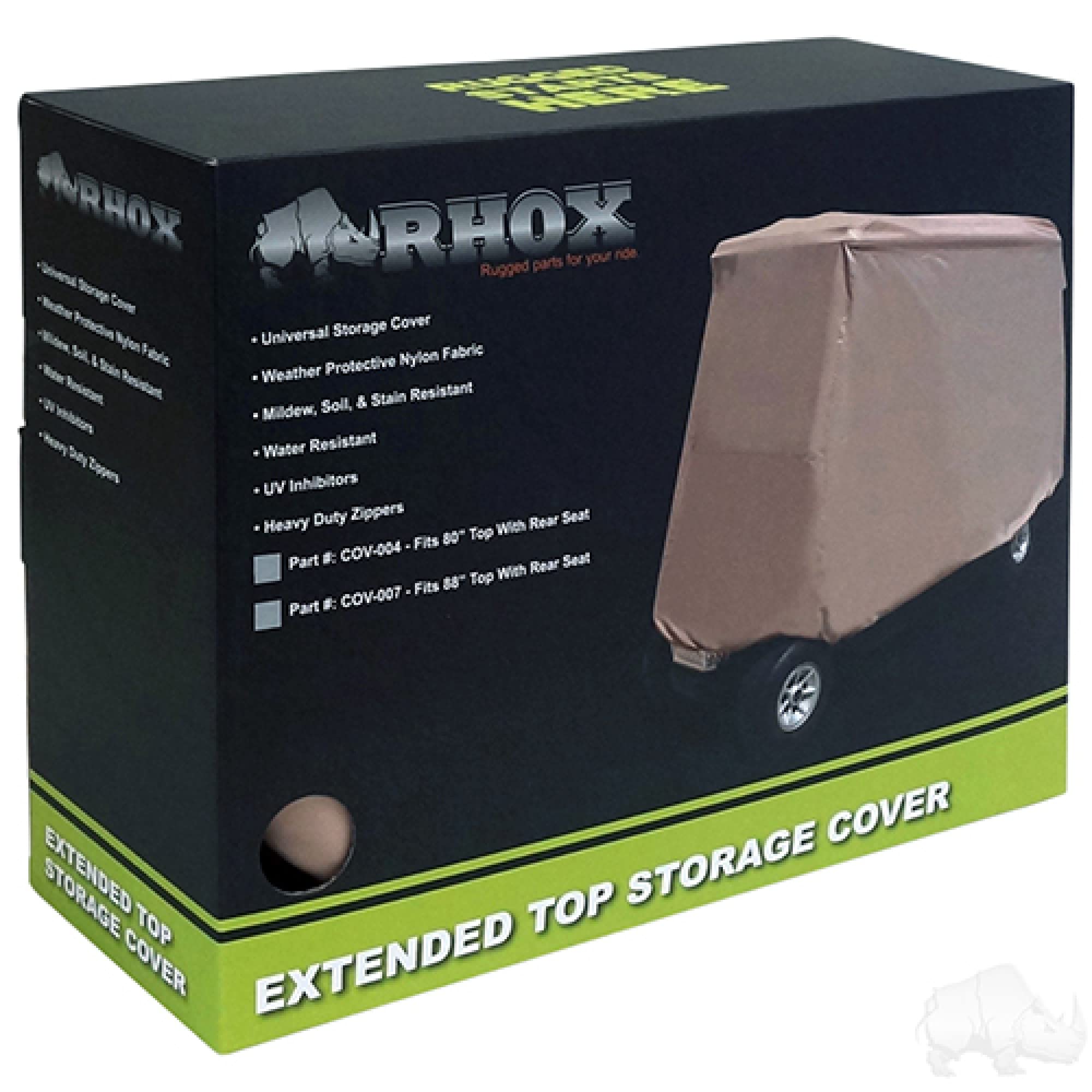 88-Inch Golf Cart Storage Cover - Waterproof & UV Resistant for Outdoor Protection | Perfect for Garage, Driveway & Winter Storage