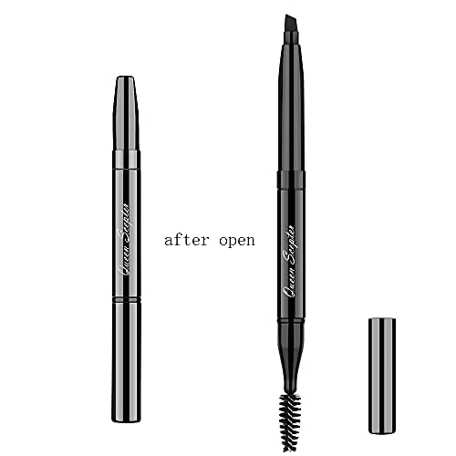 Retractable Double-Sided Eyeshadow & Eyebrow Brush - Travel Makeup Essential