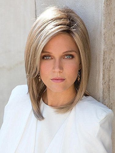 Honey Wheat Synthetic Wig with Layered Mid-Length Style & Open Weft Cap - Perfect for Hair Loss, Cosplay & Everyday Wear