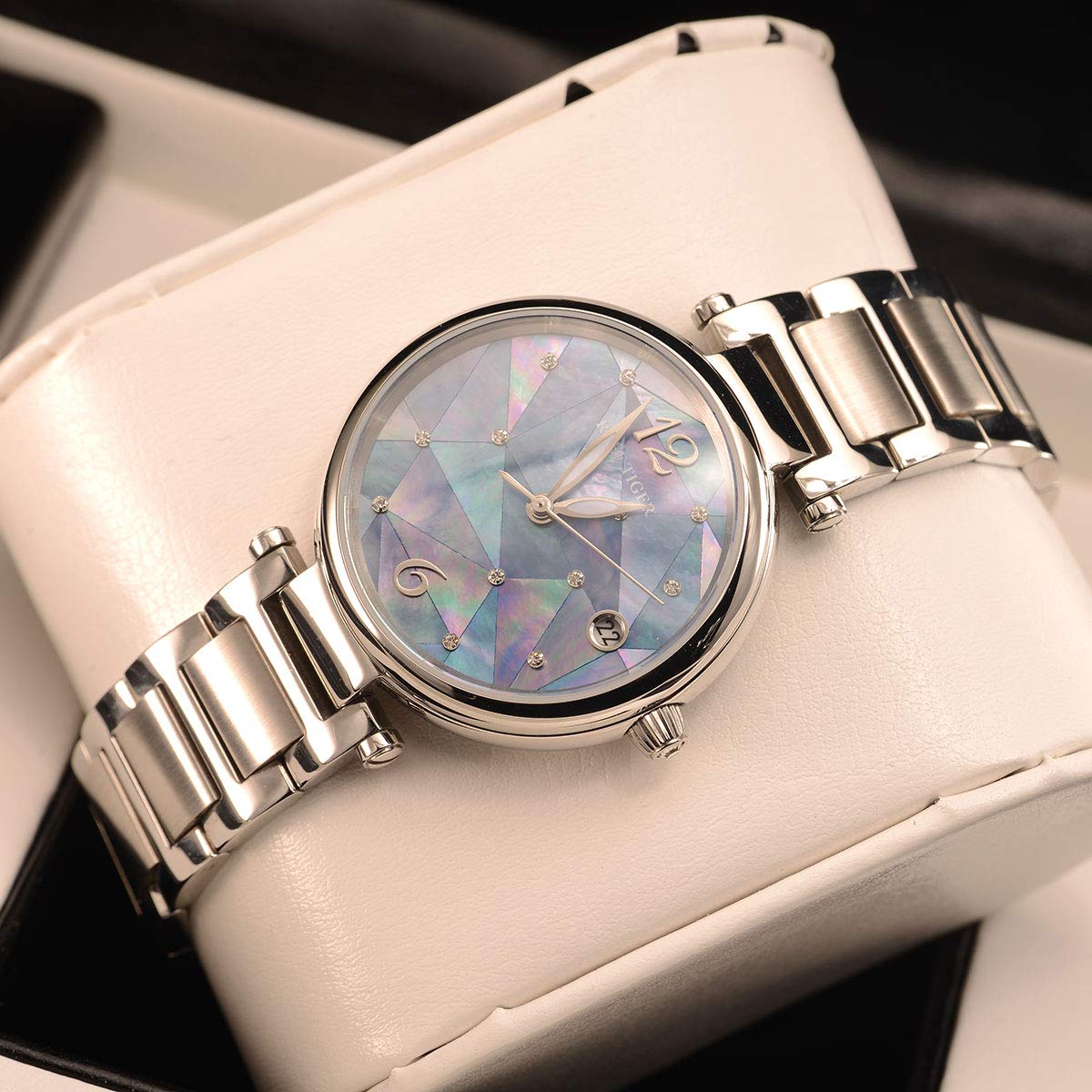 REEF TIGER Luxury Women's Automatic Watch - Stainless Steel Case, Elegant Wristwatch RGA1584 | Perfect for Business, Party & Special Occasions