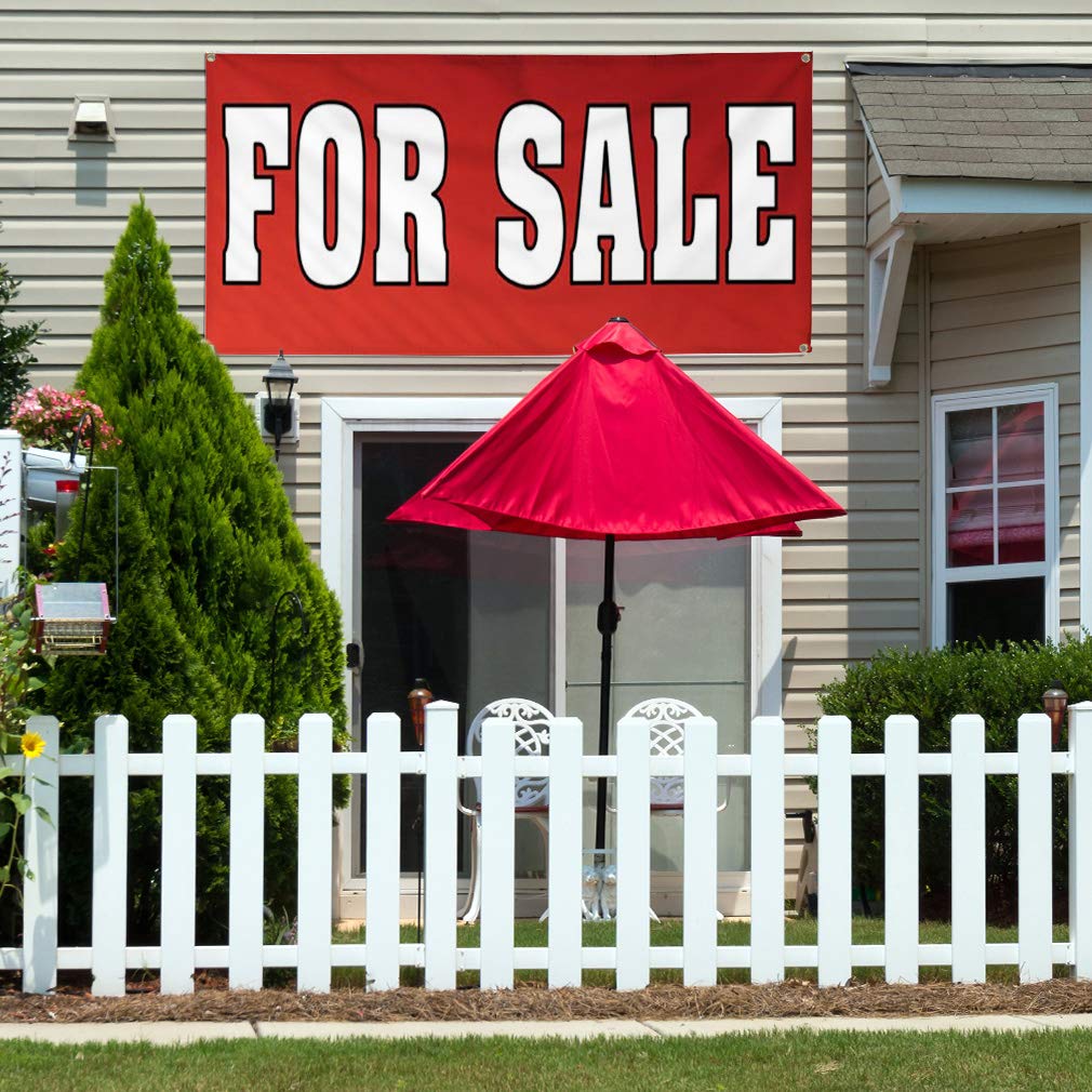 Custom Vinyl Banners for Business & Outdoor Use - 60x144 Inches Weatherproof Sign with 10 Grommets (Multiple Sizes Available) - Perfect for Storefronts, Events, Construction Sites & Yard Advertising
