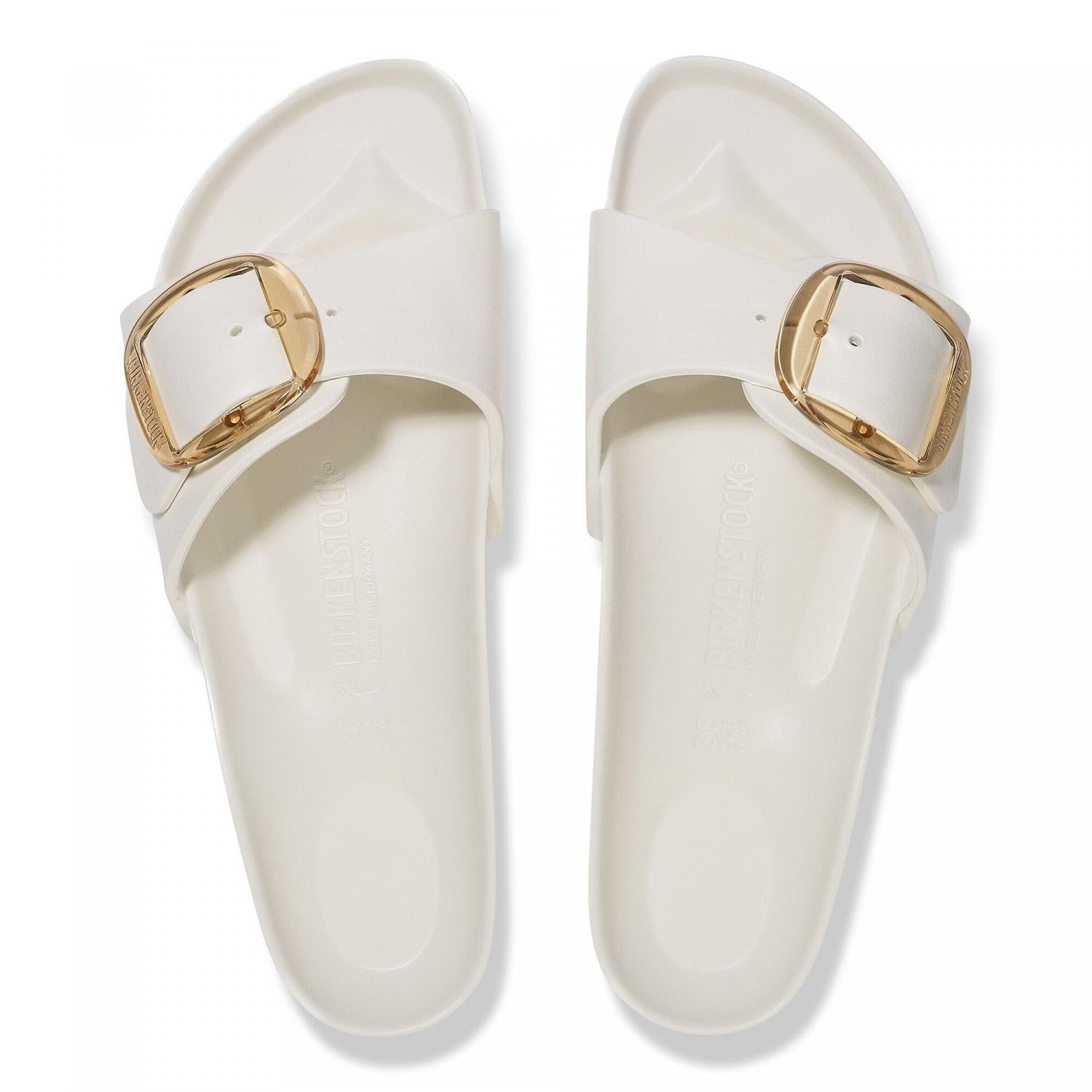Madrid Big Buckle Sandals for Women - Comfortable Summer Slide Sandals with Adjustable Buckle | Perfect for Beach, Vacation & Casual Outfits