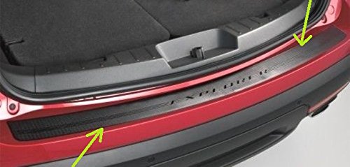 Genuine Ford OEM 2016 Explorer Rear Bumper Applique - Black Top Self-Adhesive Step Scuff Pad Protector with W Logo | Scratch Guard for SUV & Crossover Vehicles | Perfect for Off-Road, Daily Commute & Family Protection