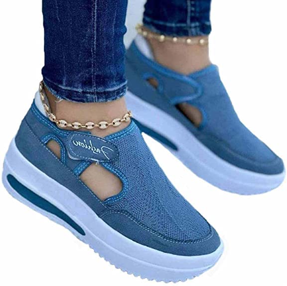**Women's Breathable Mesh Slip-On Sneakers - Lightweight Walking & Running Shoes for Summer - Perfect for Gym, Jogging, and Casual Wear**
