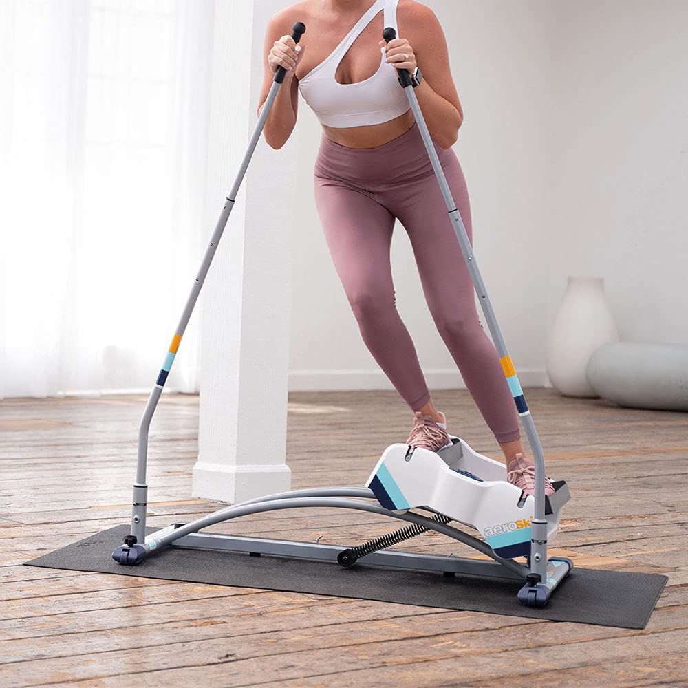 Aeroski Premium Fitness Mat - Lightweight, Non-Slip Exercise Mat for Home & Gym - Protects Floors & Equipment - Ideal for Yoga, Pilates, HIIT & Cardio Workouts
