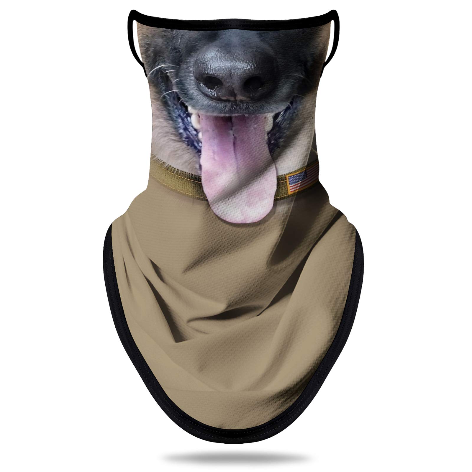 NTBOKW Bandana Face Mask with Adjustable Ear Loops - Breathable Neck Gaiter for Men & Women - Perfect for Outdoor Activities, Sports, and Daily Protection
