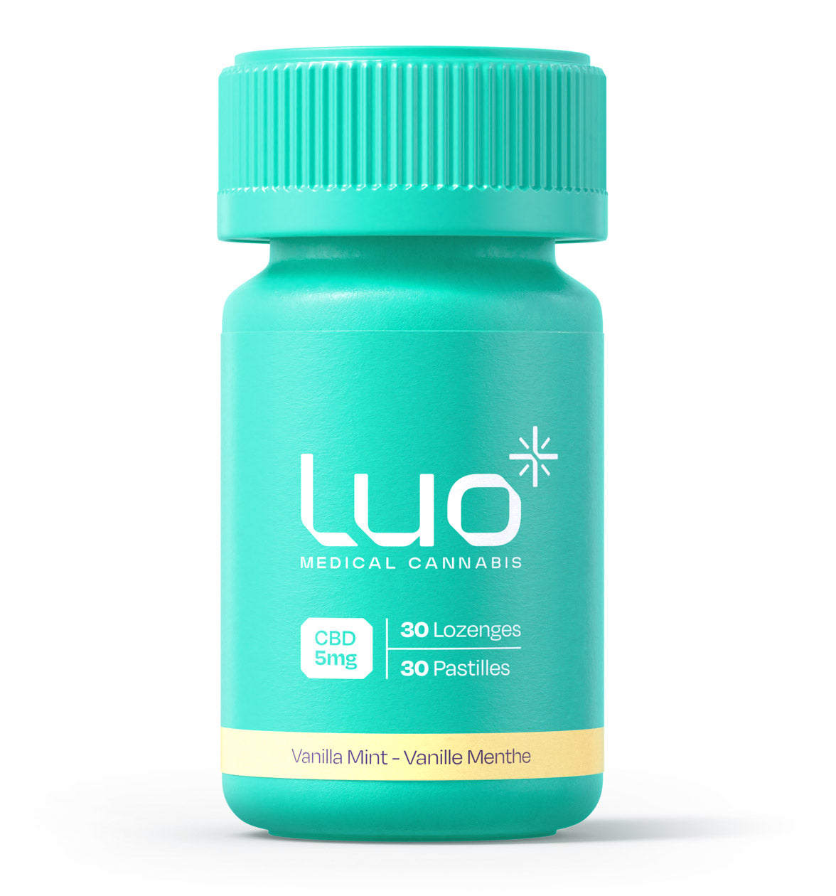 Vanilla Mint CBD Lozenges 5mg - Natural Stress Relief & Relaxation - Perfect for Work, Travel & Daily Wellness
