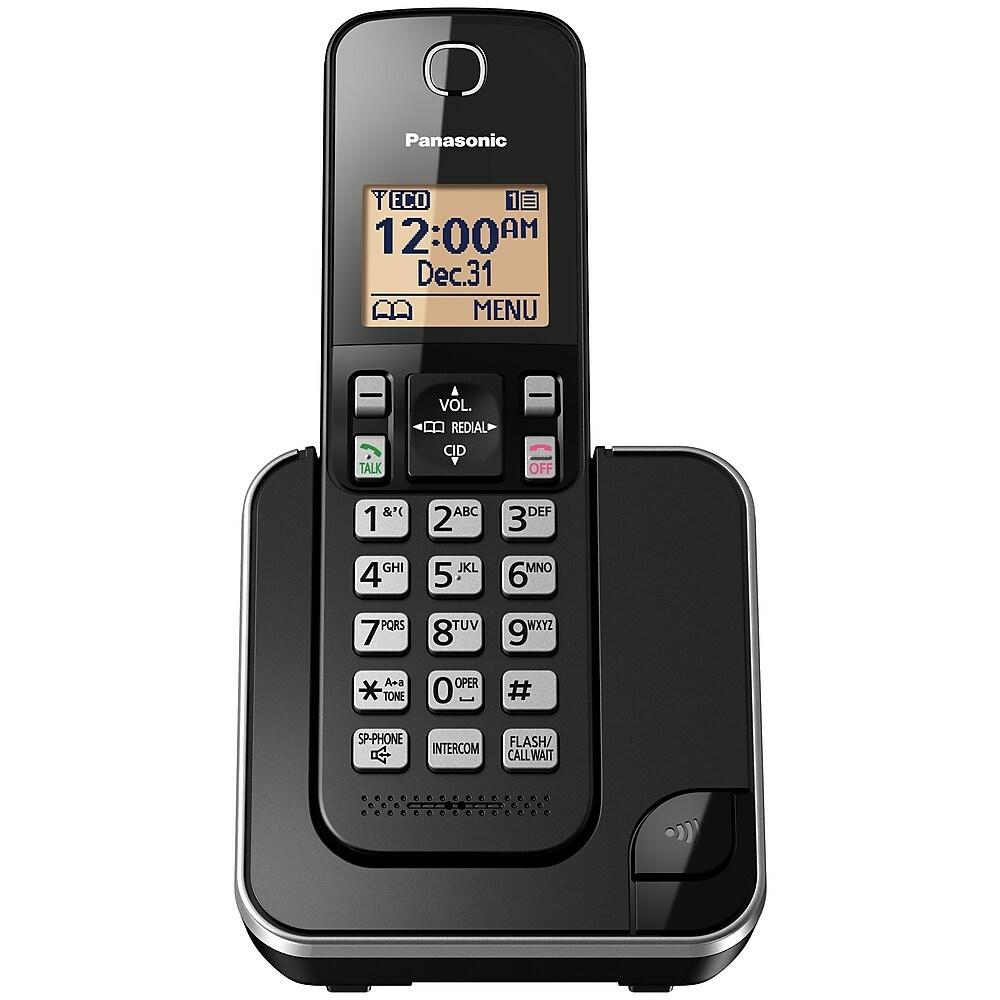 Refurbished PANASONIC KXTGC380C 1-Handset Cordless Phone with Home Essentials Warranty - Perfect for Home & Office Communication