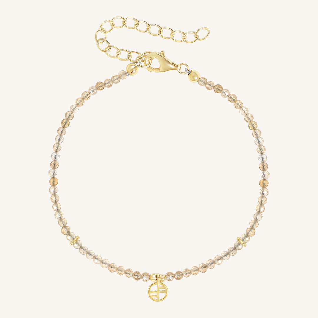 November Birthstone Bracelet - Elegant Citrine Jewelry for Women | Perfect Birthday Gift & Fashion Accessory for Everyday Wear