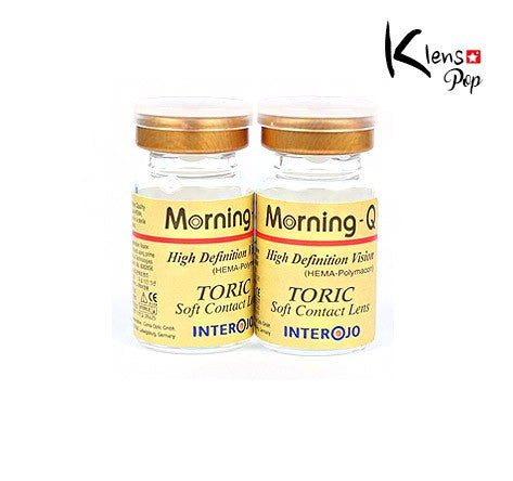 Morning Q T38 Toric Contact Lenses for Astigmatism - Monthly Disposable Soft Lenses for Clear Vision | Perfect for Daily Wear, Sports & Active Lifestyles