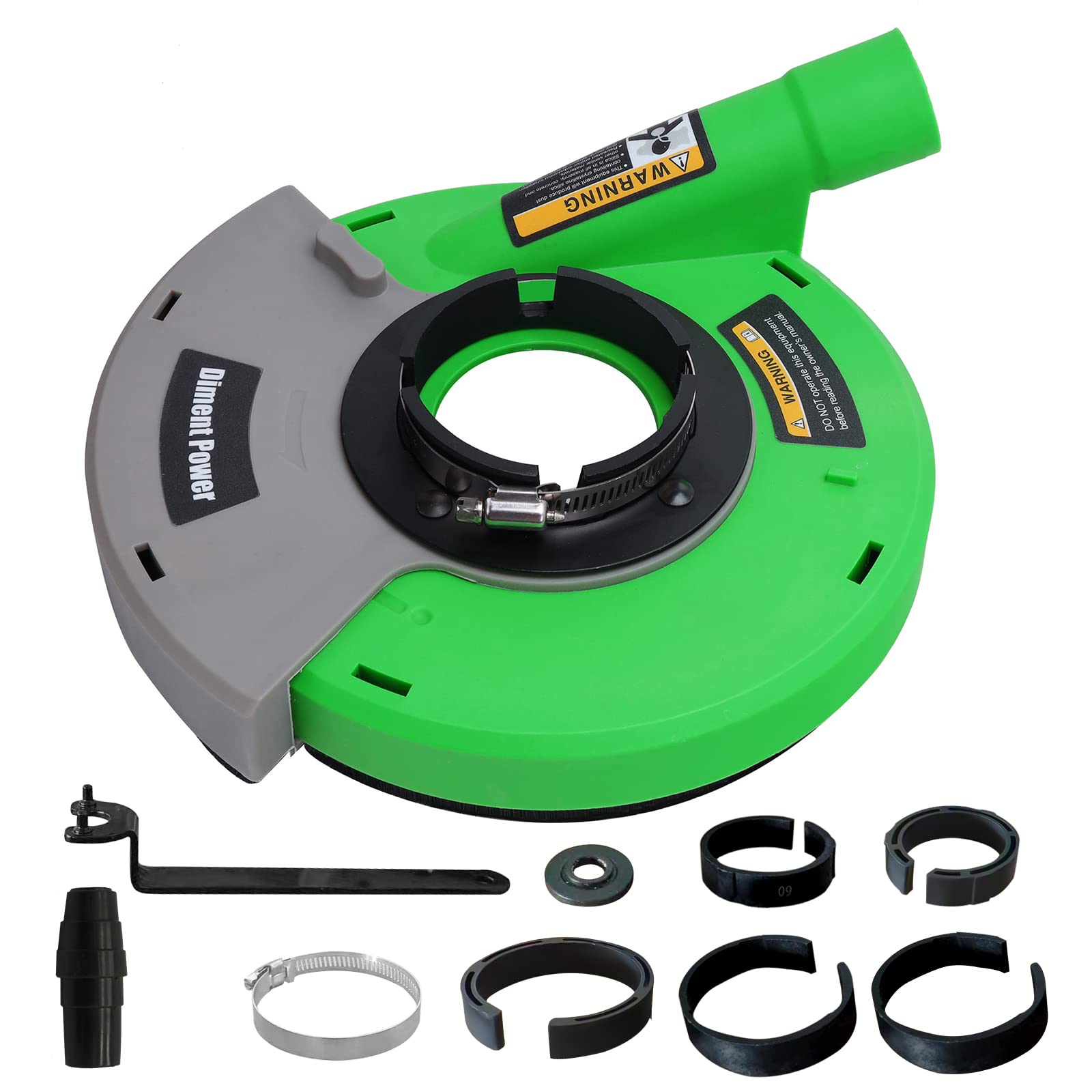 7-Inch Universal Angle Grinder Dust Shroud - Efficient Dust Collection for Wood, Stone, Cement, Marble, Granite & Concrete - Perfect for Grinding, Polishing & Renovation Projects