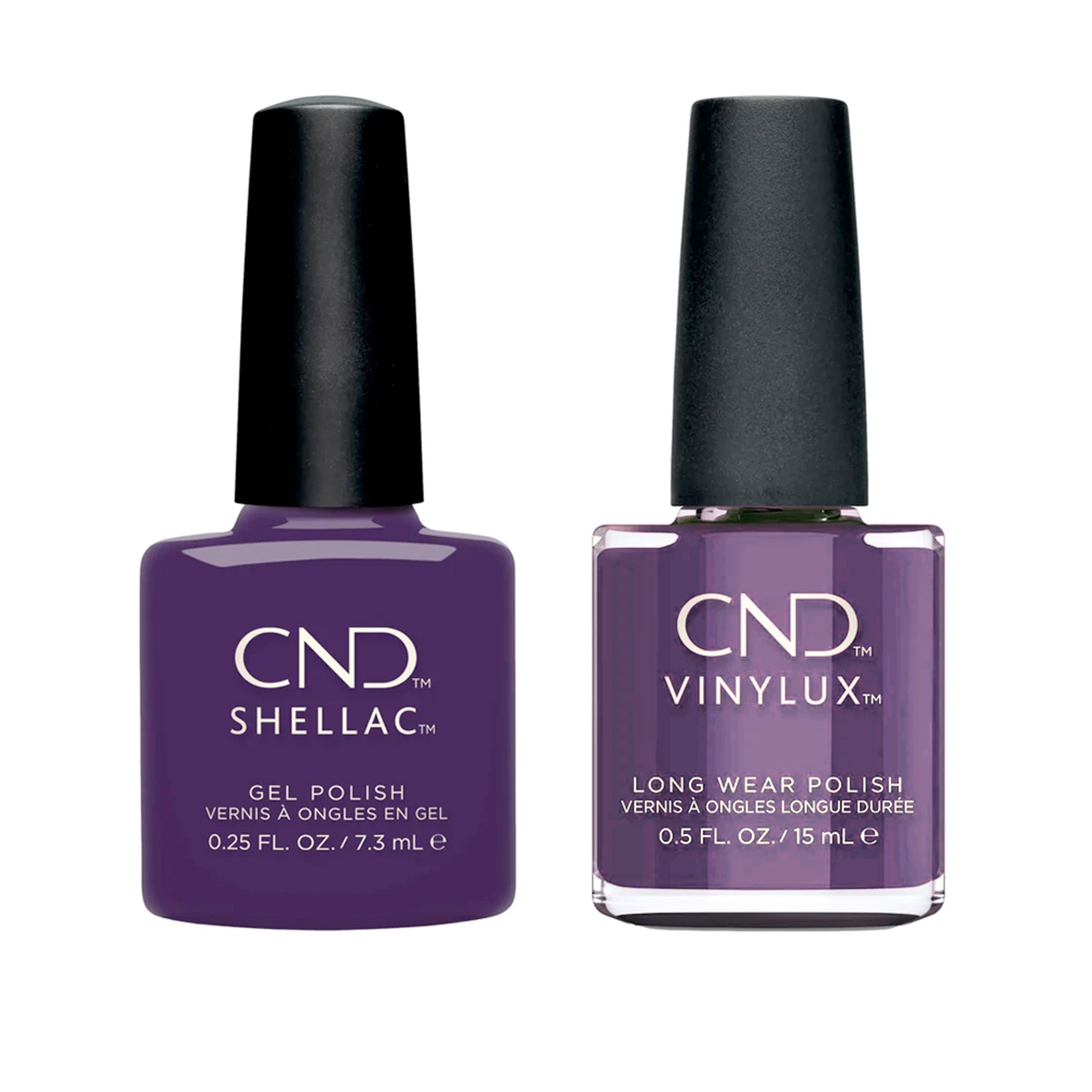 CND Shellac & Vinylux Combo - Long-Lasting Nail Polish Set in Absolutely Radishing Shade | Perfect for Salon Professionals & At-Home Manicures