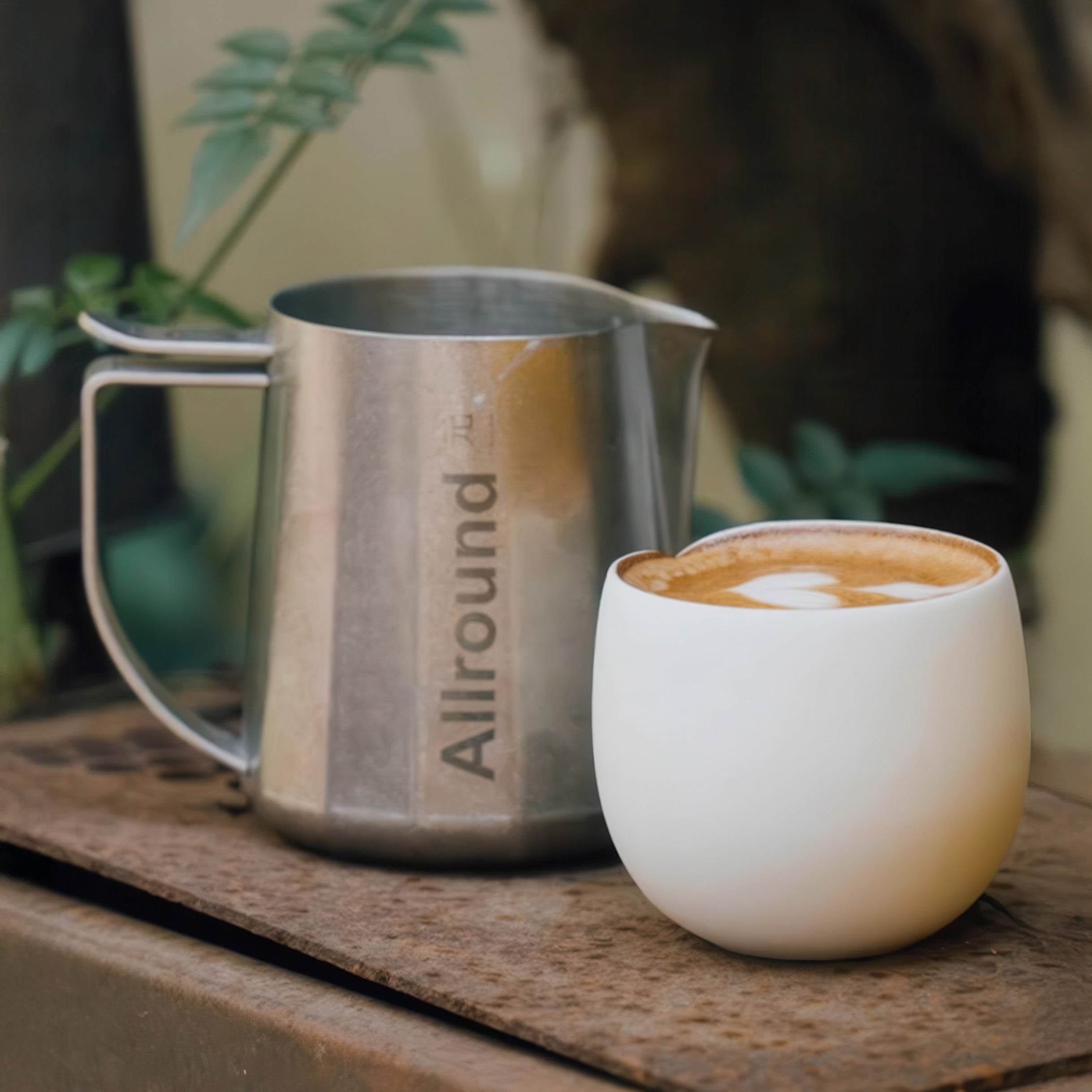 Professional Allround Competition Grade Milk Frothing Pitcher - Perfect for Latte Art, Cappuccino & Coffee Making at Home or Cafes