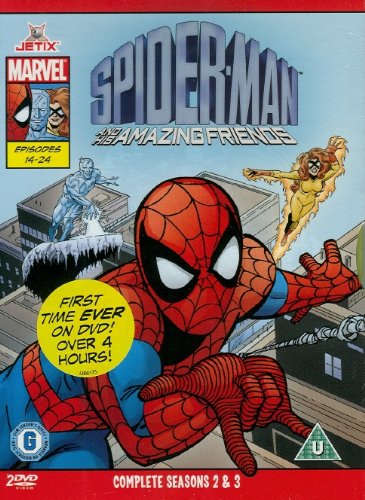 Spider-Man and His Amazing Friends Episodes 14-24 - Complete Seasons 2 & 3 UK Exclusive with Collectible Art Cards (Region 2) - Perfect for Marvel Fans & Animation Collectors