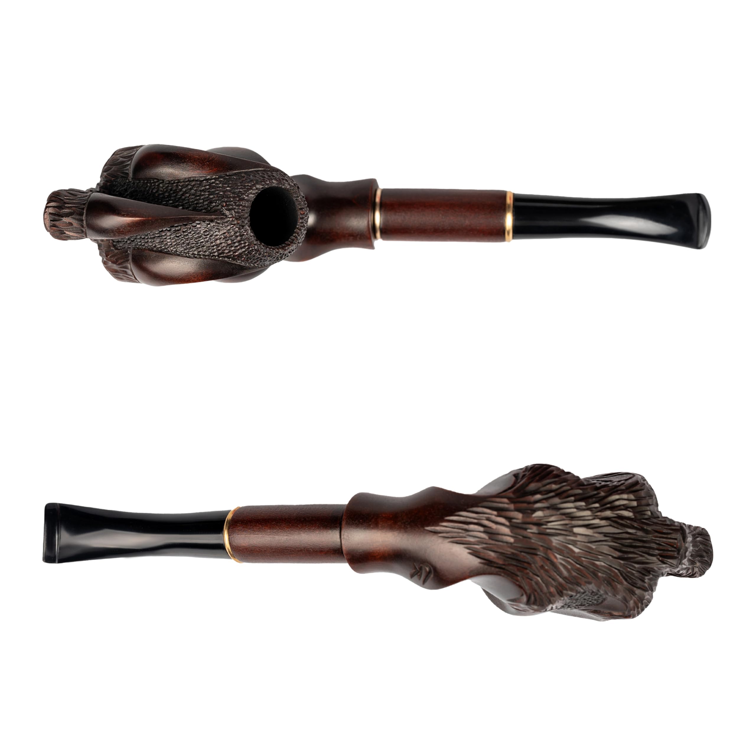 Hand Carved Dr. Watson Tobacco Pipe with 9mm Filter - Premium Collectible Smoking Pipe Set with Pouch & Gift Box (Claw Design) - Perfect for Pipe Collectors & Relaxing Smoke Sessions