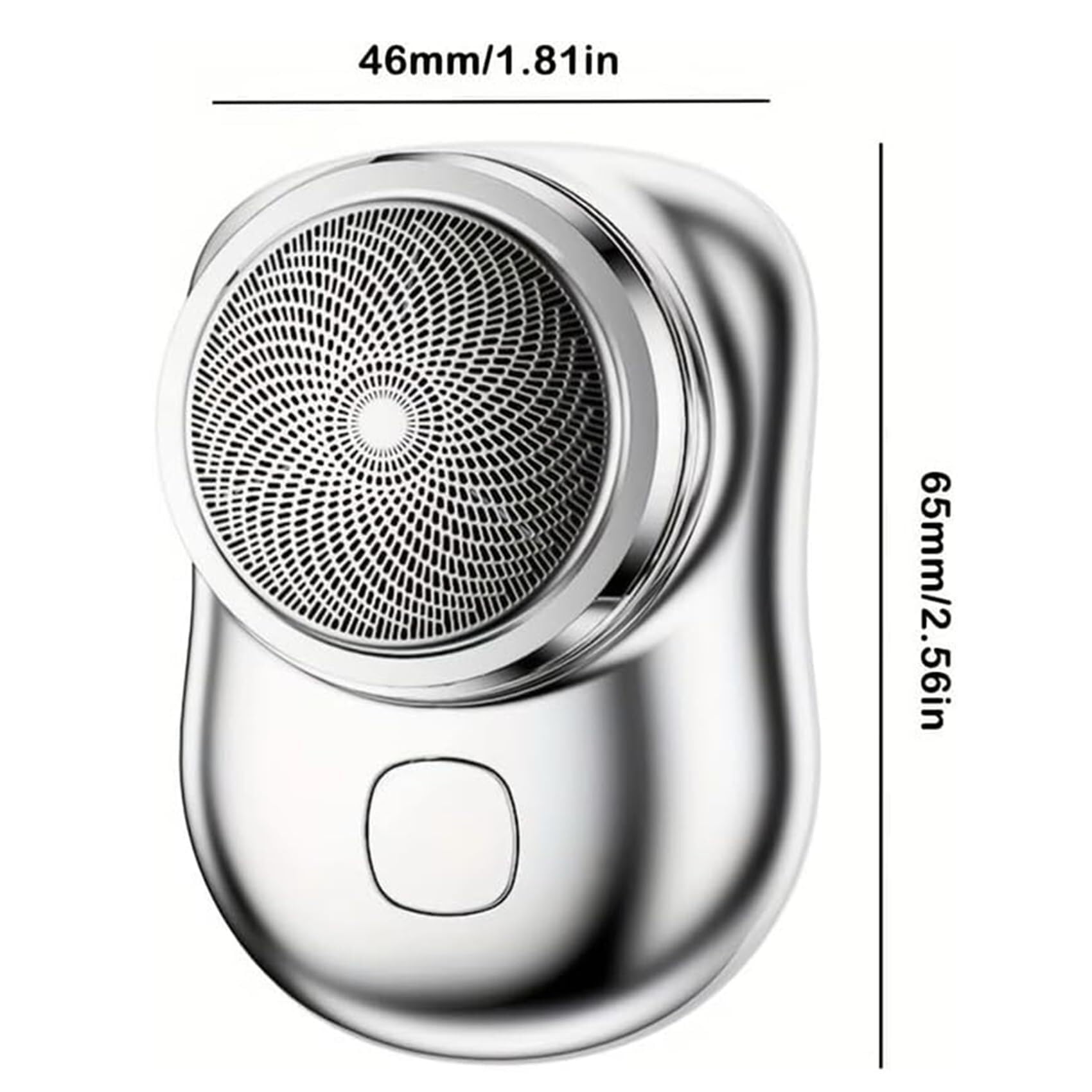 2025 Mini Portable Electric Shaver for Men & Women - USB Rechargeable Wet/Dry Travel Razor - Peachloft Compact Facial & Body Hair Trimmer - Perfect for Gym, Travel & Daily Grooming