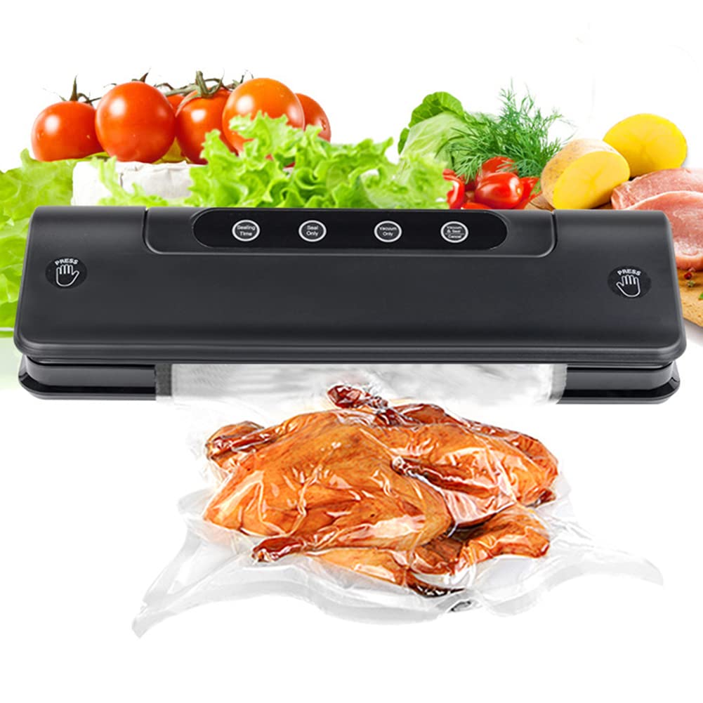 OOFAT Vacuum Sealer Machine for Food Preservation - Household Vacuum Packer with 15 Sealing Bags | Keep Food Fresh Longer | Perfect for Meal Prep, Sous Vide & Freezer Storage