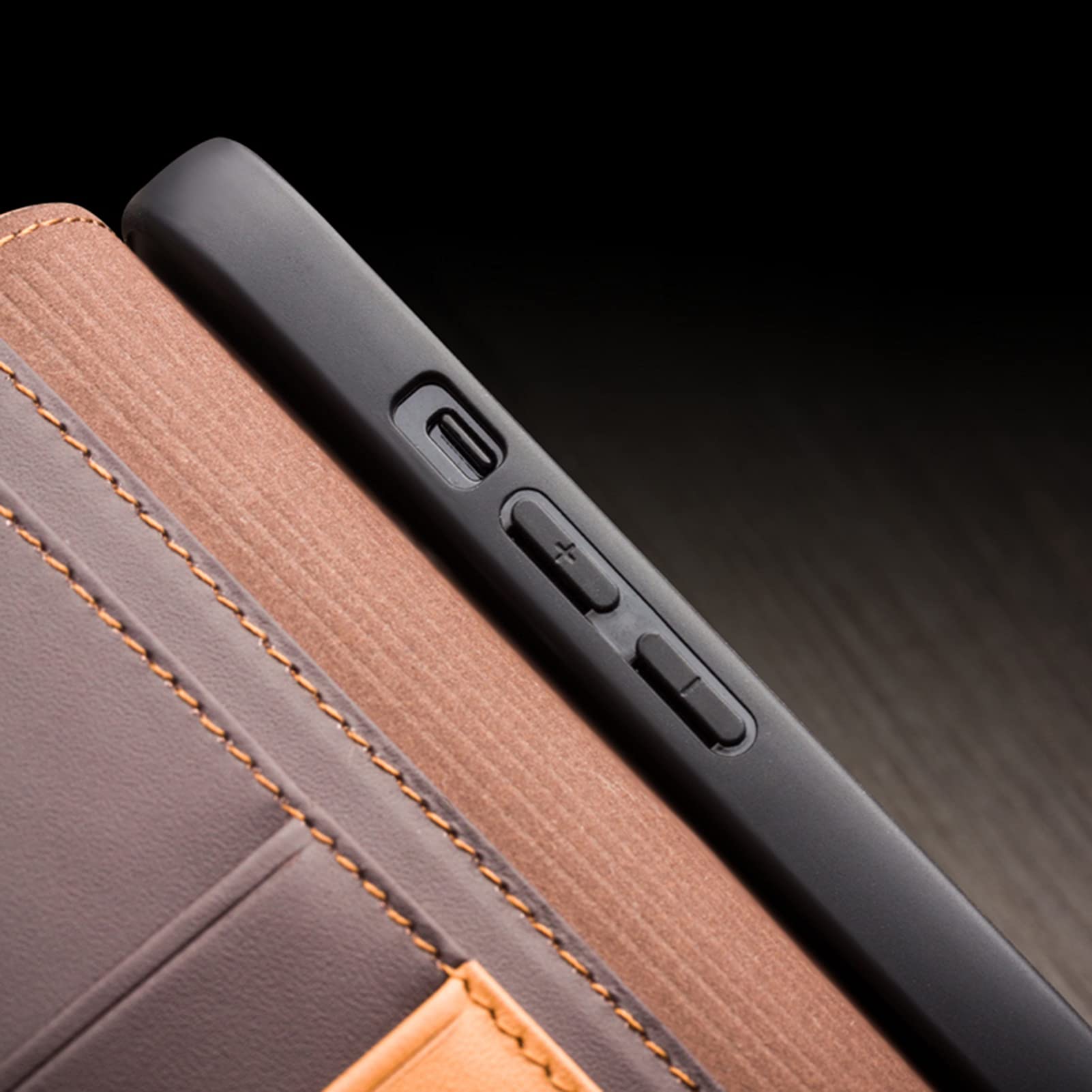 Premium Leather Wallet Phone Case for iPhone 13 Pro Max (6.7