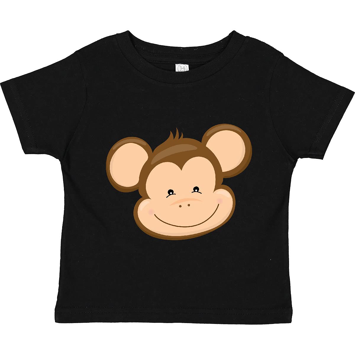 Cute Monkey Head Toddler T-Shirt for Boys & Girls | Soft Cotton Kids Tee | Fun Animal Print Shirt for Playdates & Birthday Parties