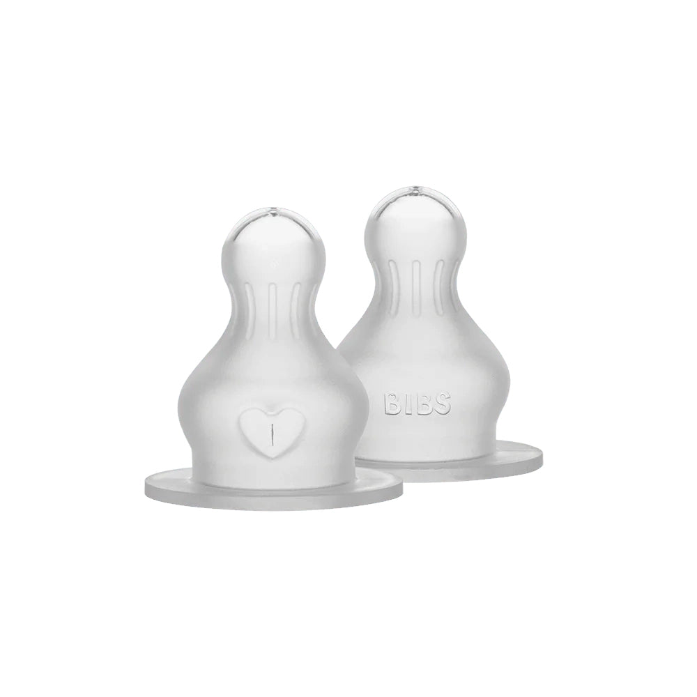 Premium Silicone Baby Bottle Nipples - 2 Pack | Soft, Durable & BPA-Free for Newborns & Infants | Ideal for Breastfeeding Transition, Daycare & On-the-Go Feeding