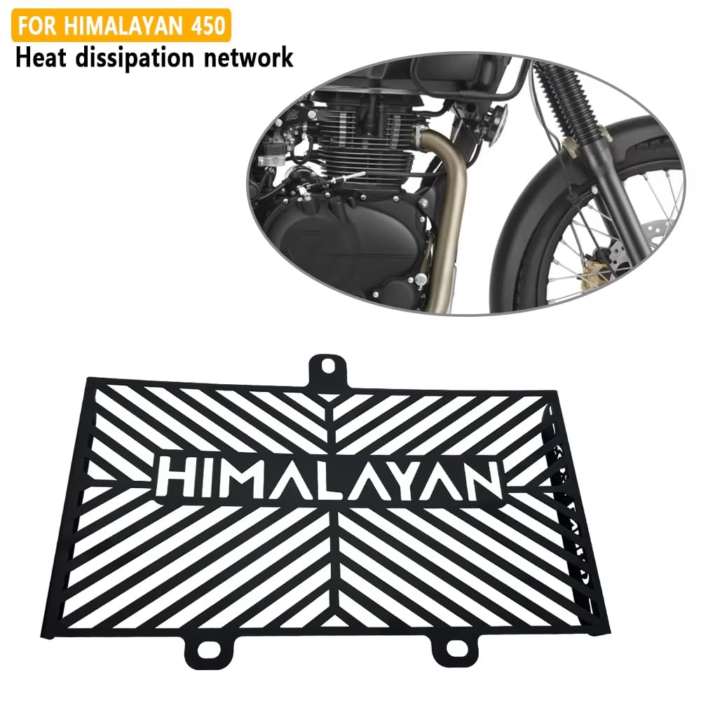 Himalayan 450 Motorcycle Radiator Guard Mesh Grille - Durable Protection for 2024 & 2025 Models - Perfect for Off-Road & Adventure Riding