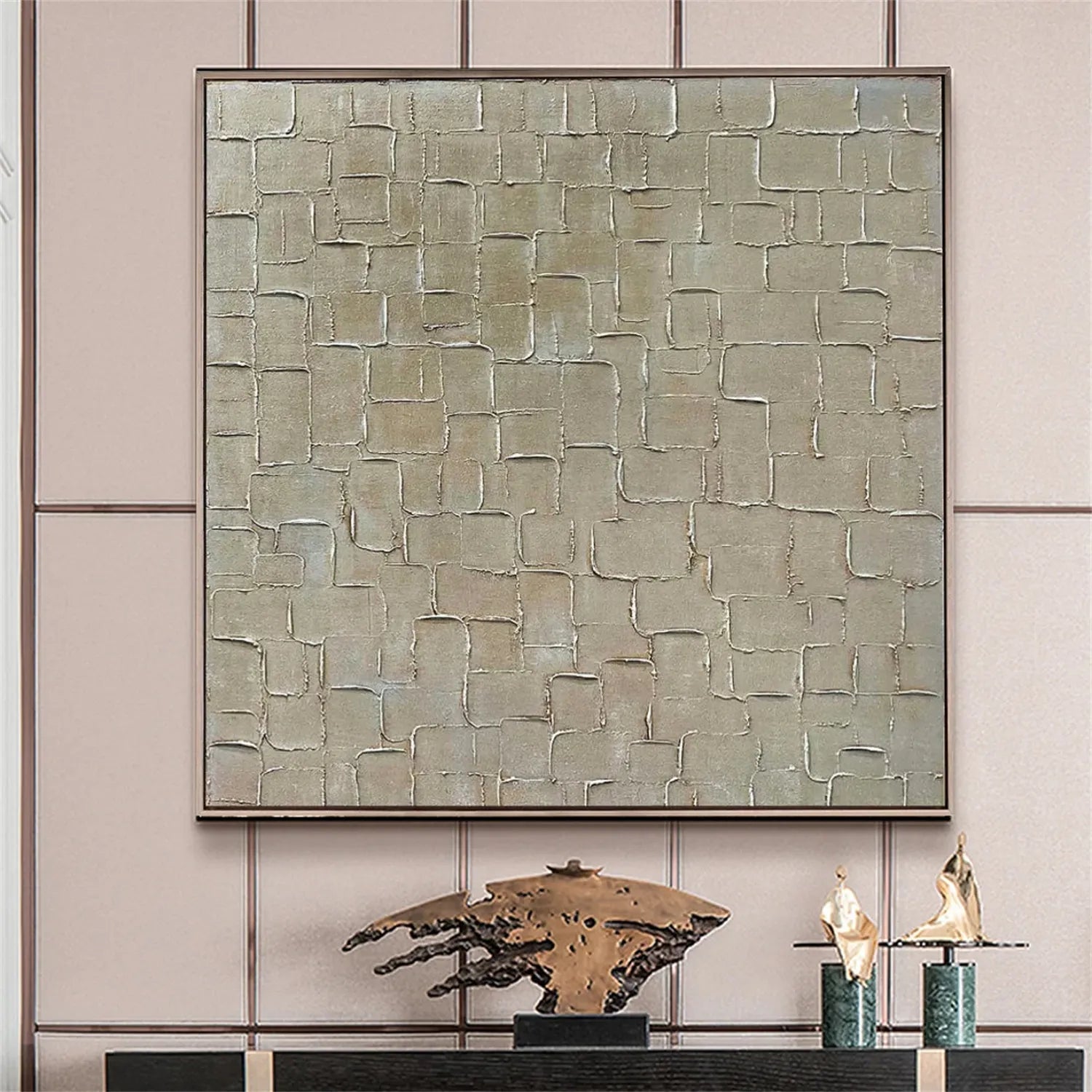 Abstract Tranquility Art Painting #WS164 - Modern Canvas Wall Art for Living Room, Bedroom & Office Decor