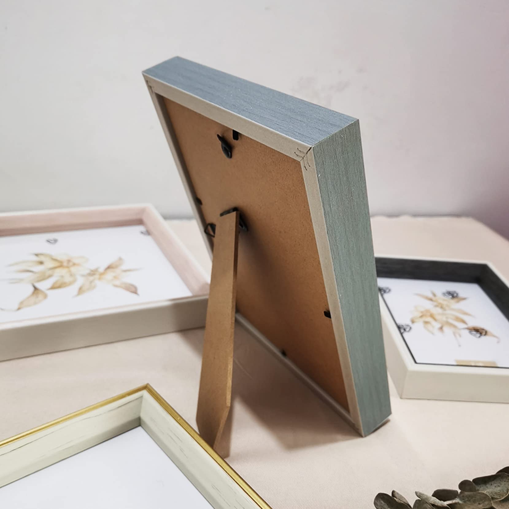 Nordic Simple Photo Frame - Plastic Glass Picture Frames for Wall Hanging, Home Decor, Poster Display - Perfect for Living Room, Bedroom & Office Decorations