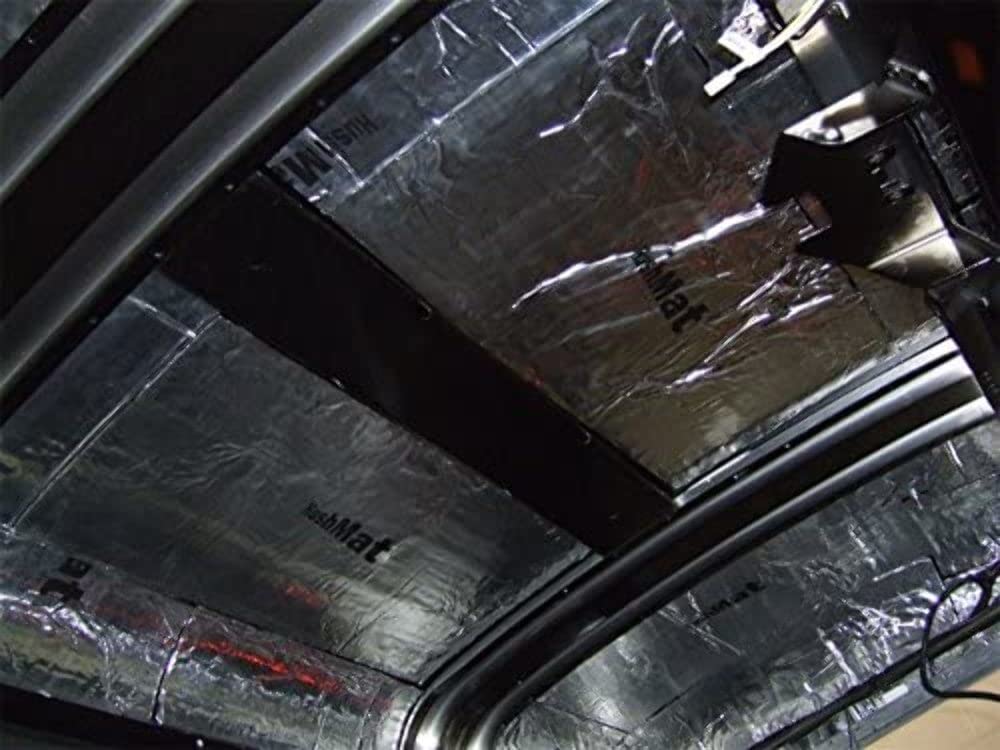 HushMat 629025 Sound Deadening & Heat Insulation Kit for 1973 & Older GM Silverado Crew Cab Roof - Reduce Road Noise & Improve Temperature Control for Classic Truck Restoration
