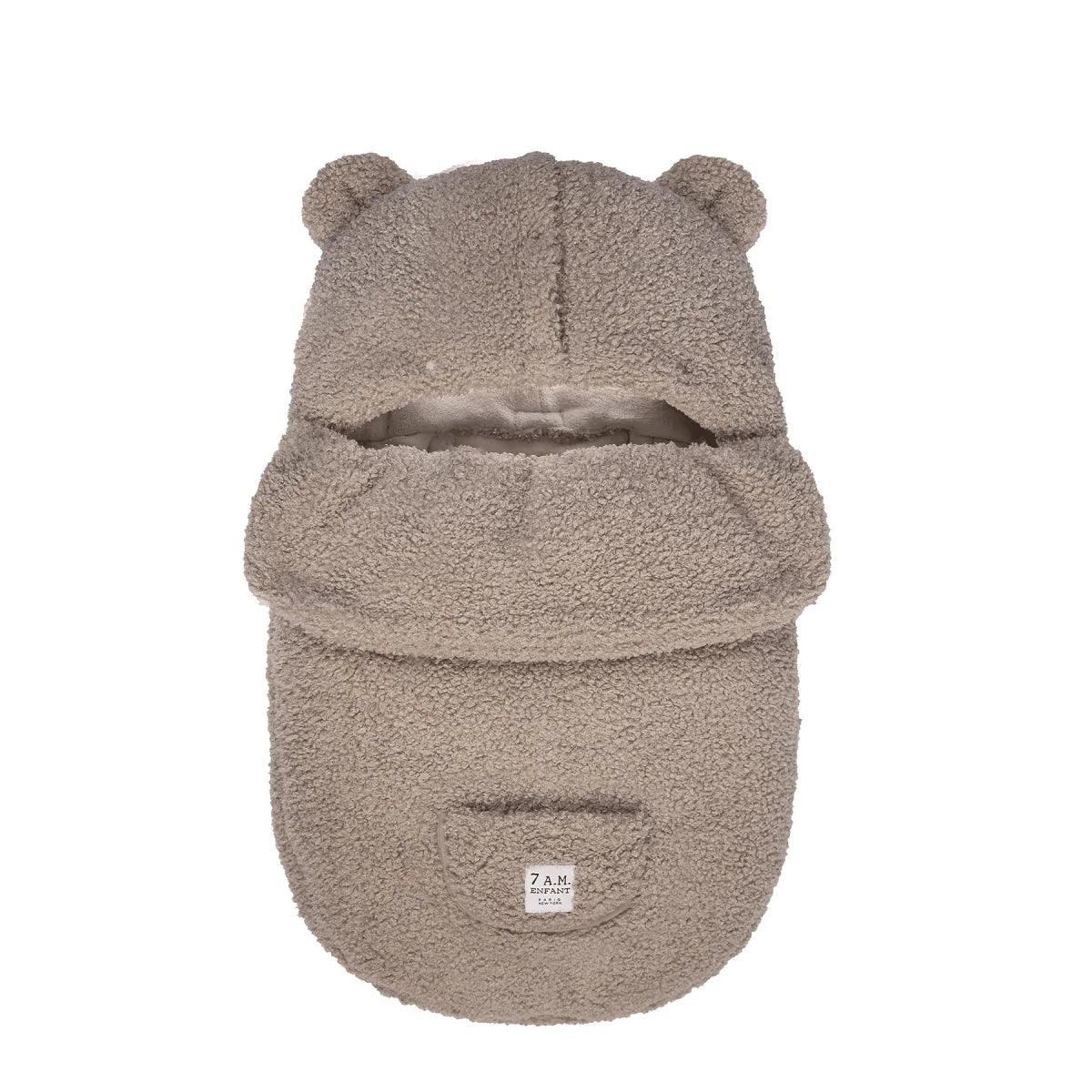 7 A.M BEBE Baby Pod (0-9 Months) - Soft Oatmeal Teddy Bear for Newborns | Perfect for Cuddling, Nursery Decor & Baby Shower Gifts