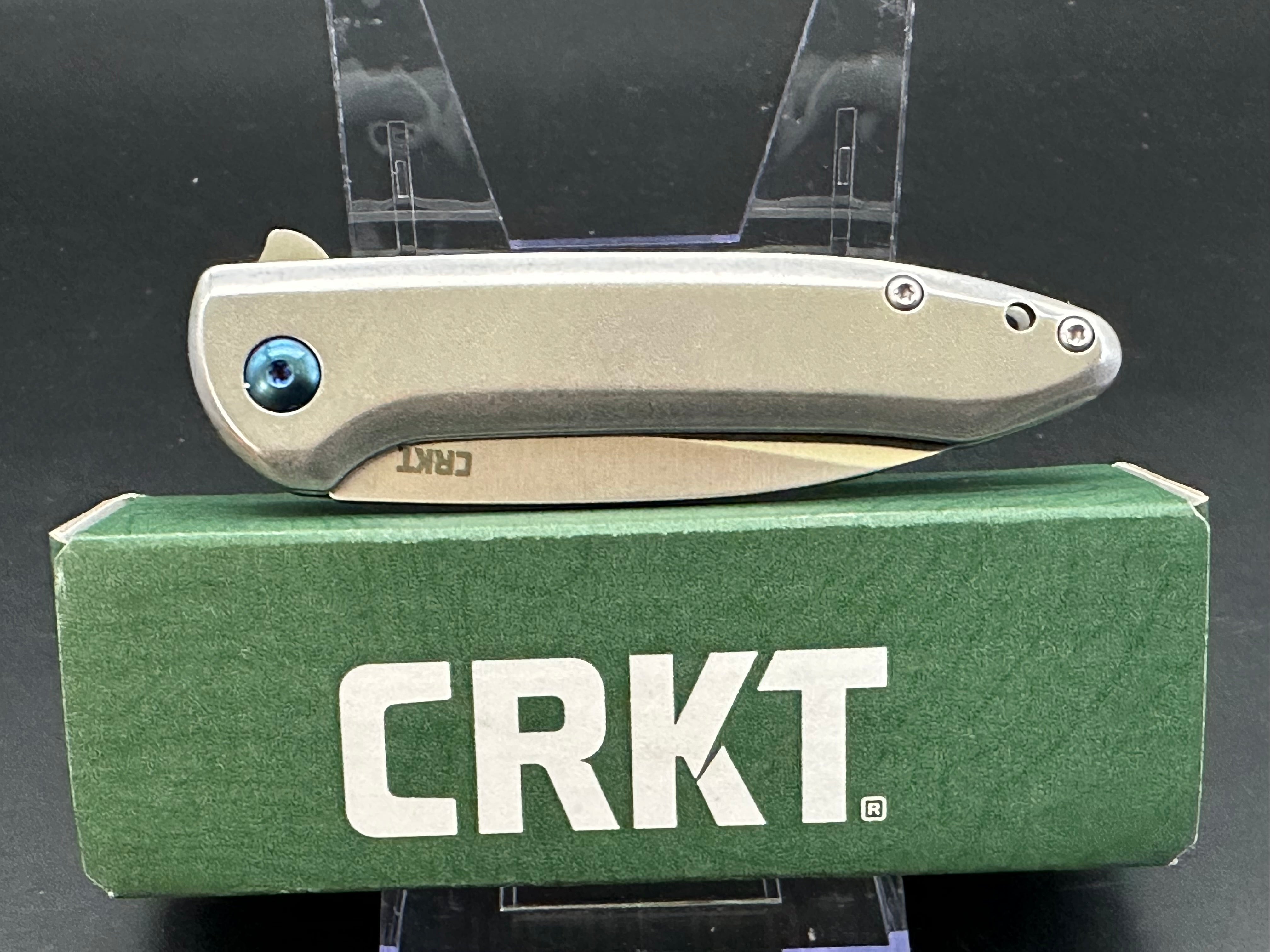 CRKT Delineation EDC Pocket Knife - Compact Folding Knife with Stainless Steel Blade for Outdoor, Camping & Everyday Carry (EDC) - Perfect for Hiking, Survival & Utility Tasks