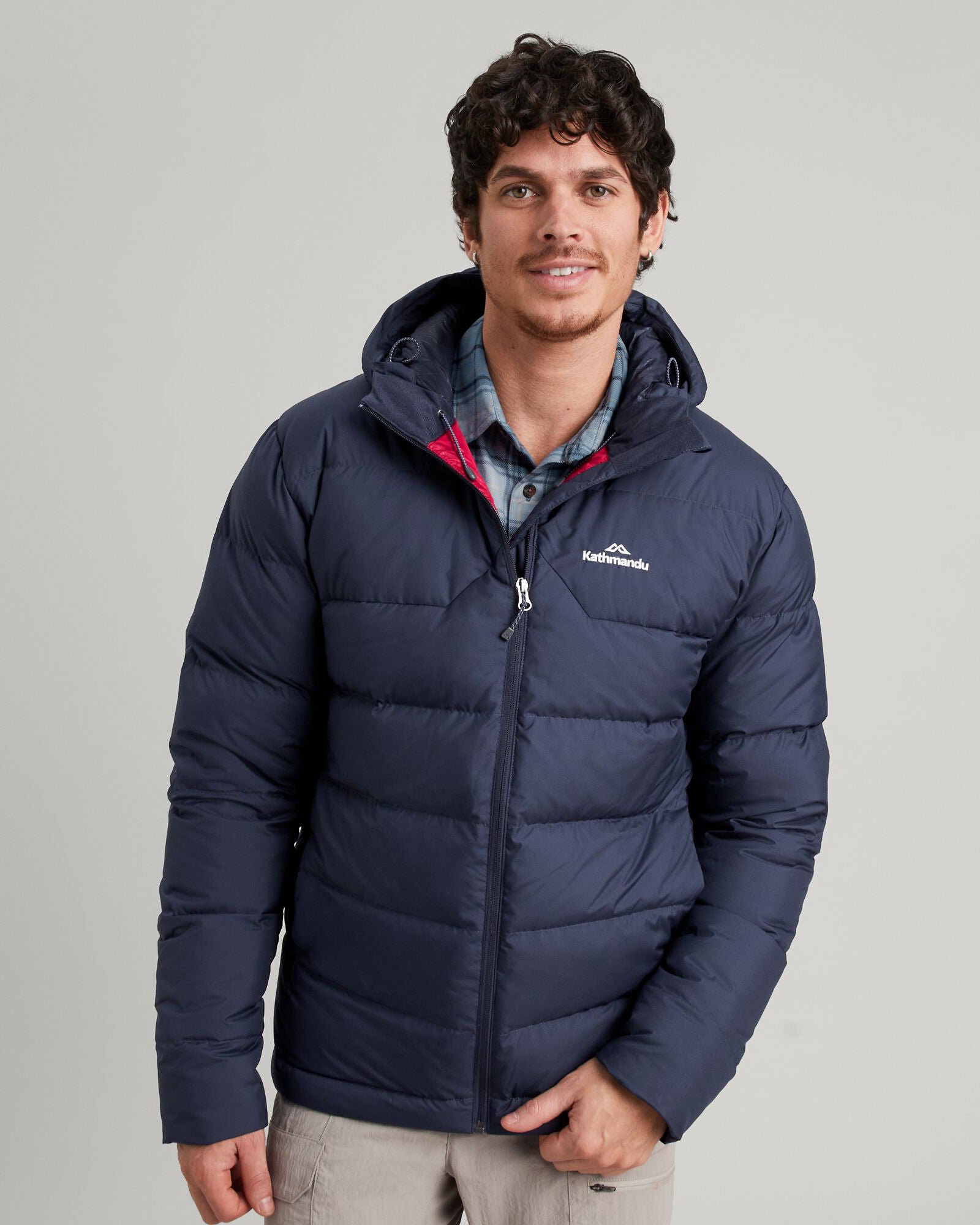 Men's Epiq Hooded Down Jacket - Waterproof Winter Coat for Outdoor Activities | Midnight Navy | Warm Puffer Jacket for Hiking, Camping & Cold Weather