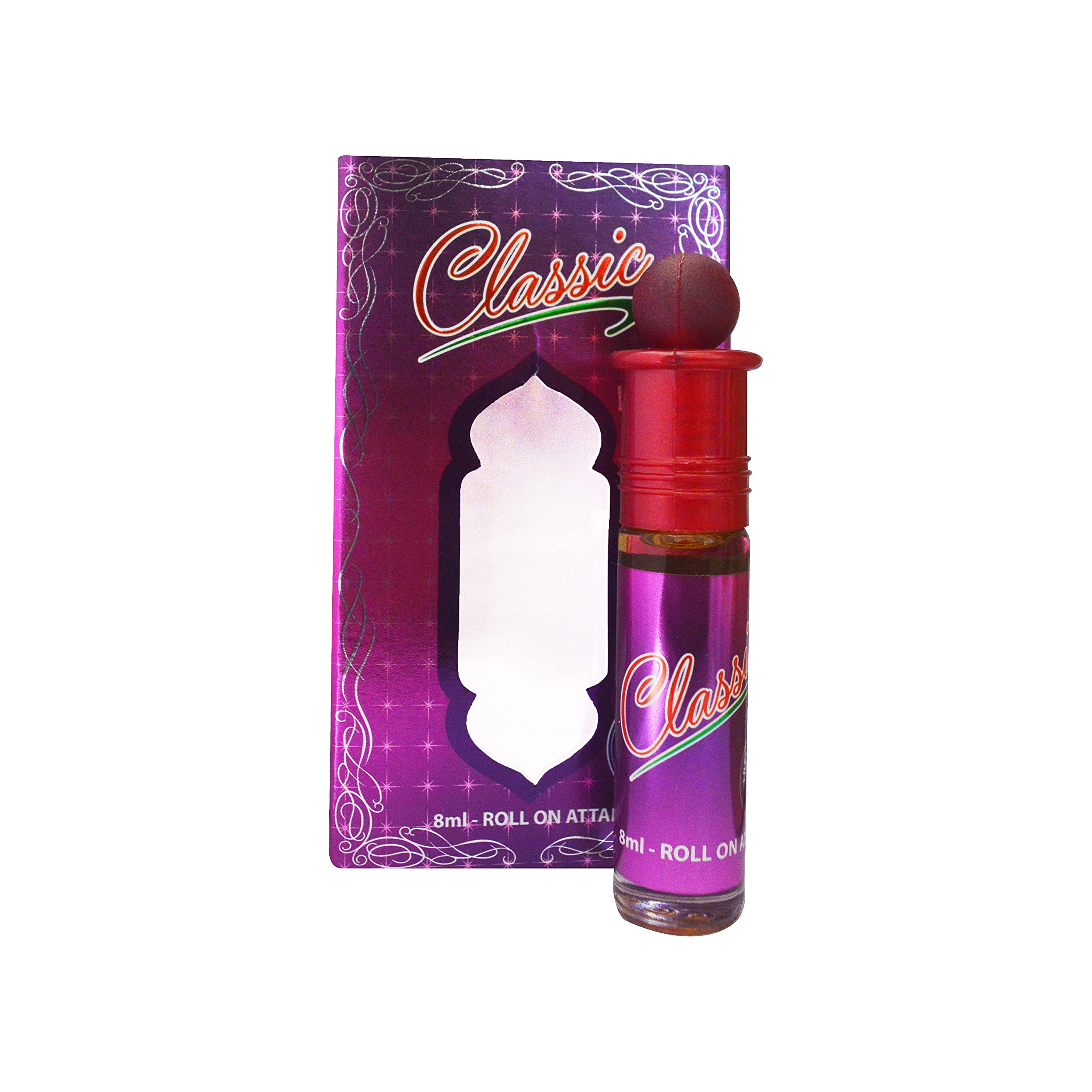 Al Zia Classic 8ml Roll-On Attar Perfume Oil - Alcohol-Free Fragrance for Women & Men - Perfect for Daily Wear, Special Occasions & Gift Giving