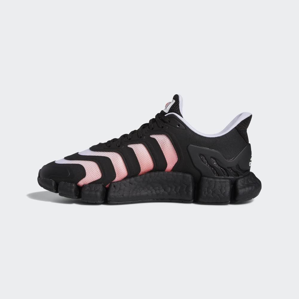 Adidas Men's Climacool Vento Running Shoes - Breathable Mesh, Lightweight Design for Jogging & Training - Size 10.5 US (Pink/White/Black) - Perfect for Road Running, Gym Workouts & Daily Fitness Activities