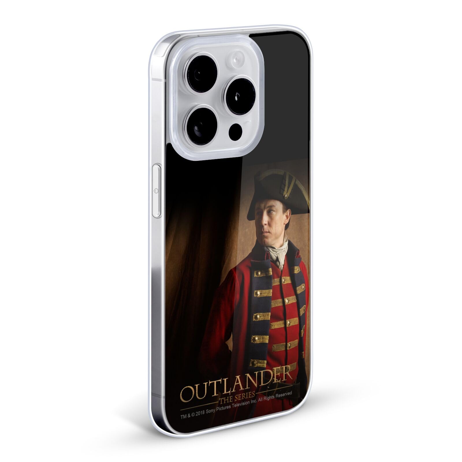 Officially Licensed Outlander Jonathan Randall Portrait Soft Gel Case for Apple iPhone 11 Pro Max - Durable Protective Cover for Fans, Perfect for Daily Use, Travel & Gift Giving