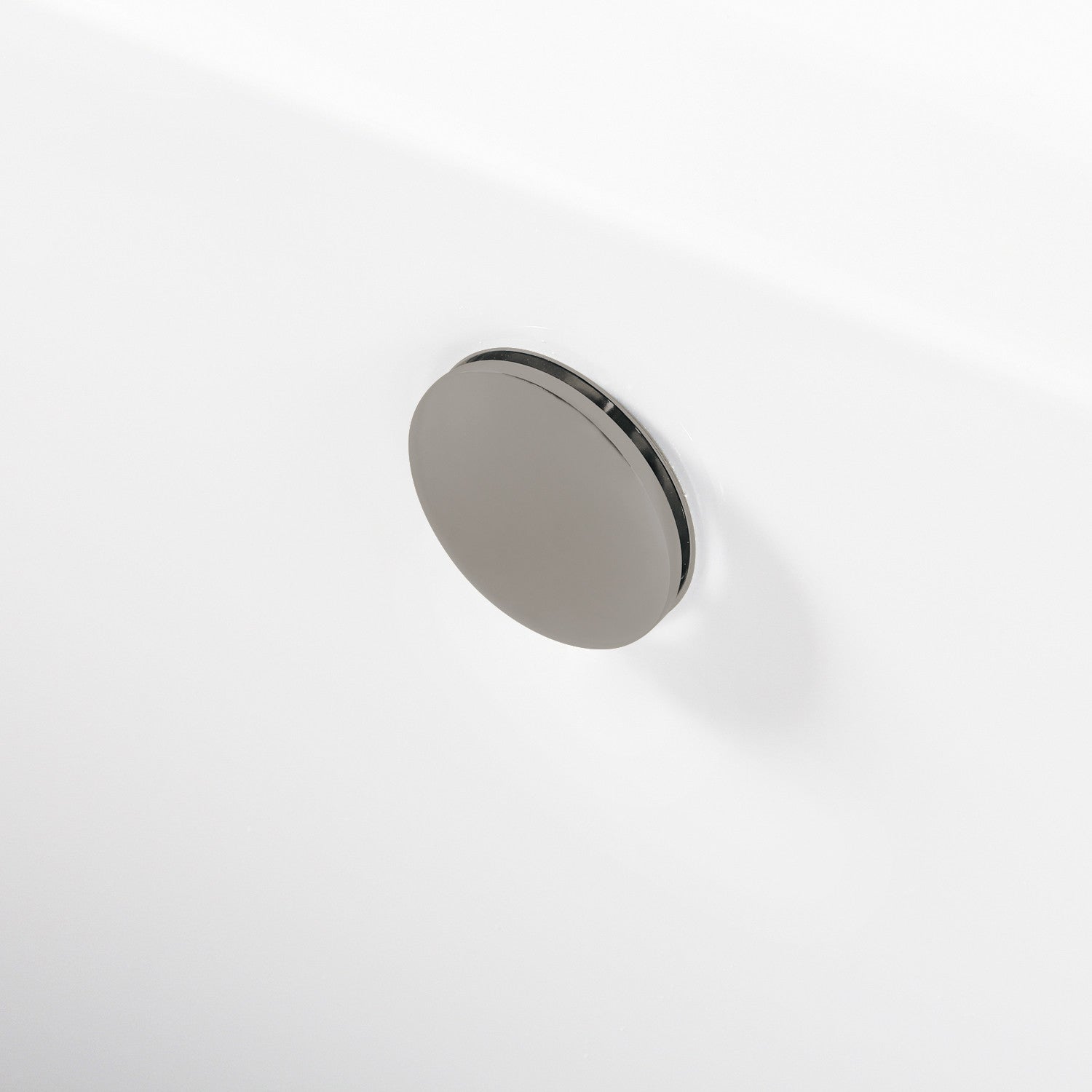 Aqua Eden 52 Inch Acrylic Oval Freestanding Bathtub - White Glossy Finish with Brushed Nickel Overflow/Drain - Double Slipper Design for Luxury Bathroom | Perfect for Master Bathroom, Spa Retreat & Relaxation