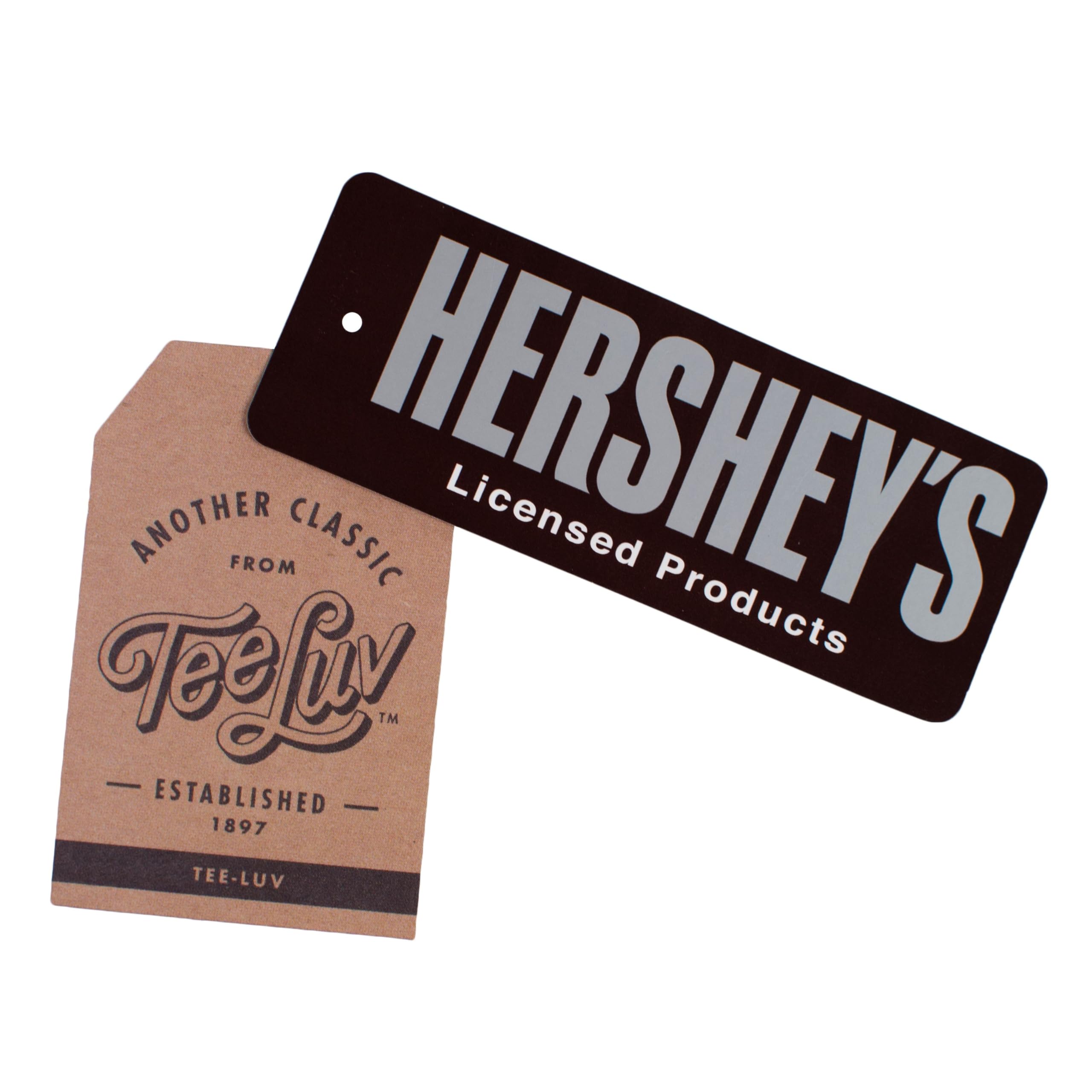 Tee Luv Men's Vintage Whoppers Chocolate Candy Graphic T-Shirt - Casual Wear for Candy Lovers & Retro Style Enthusiasts