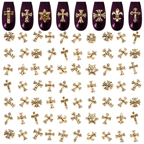 Gold Cross Charms