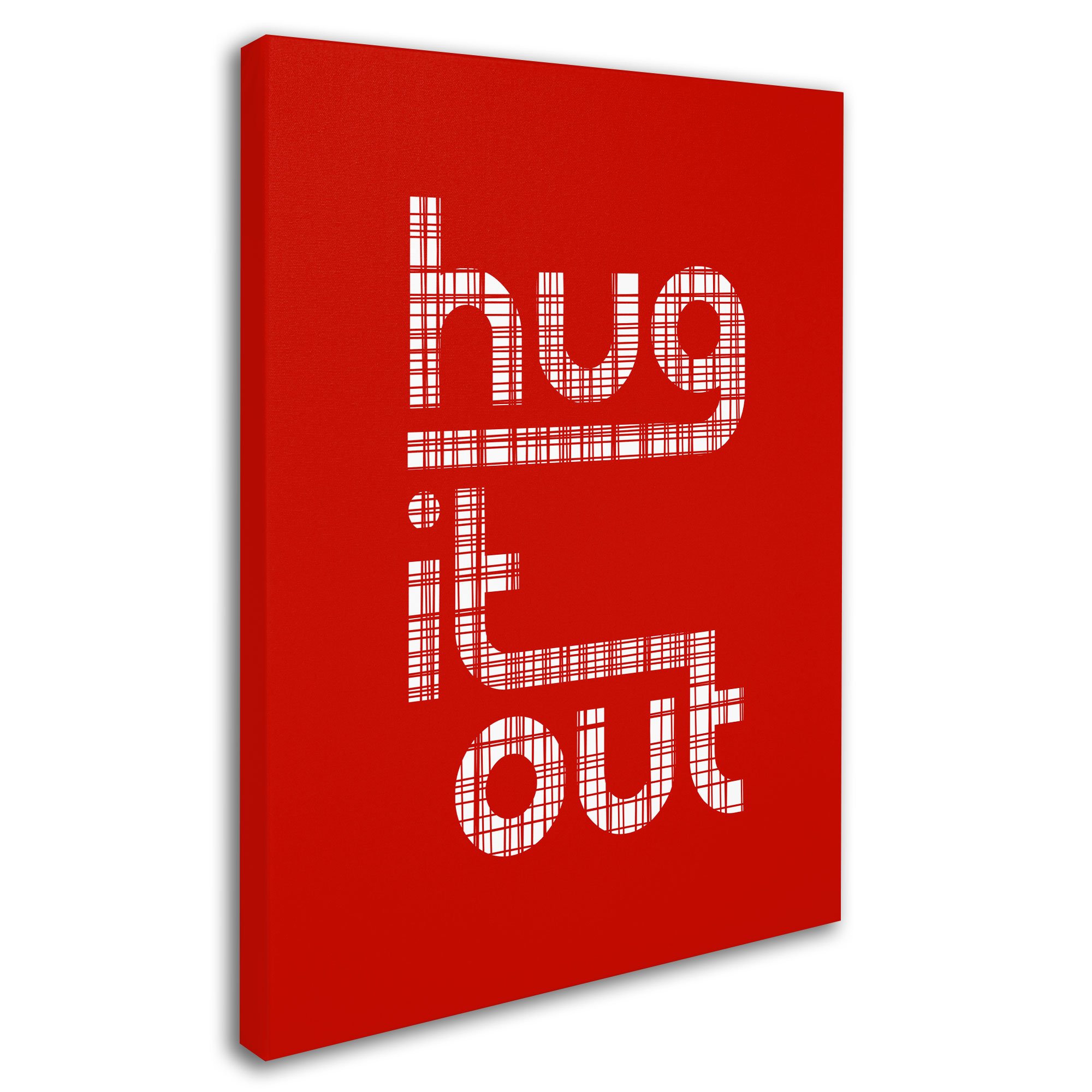 Trademark Fine Art Hug it Out III Canvas Print by Megan Romo - 35x47 Inches Large Wall Art - Perfect for Living Room, Bedroom & Office Decor